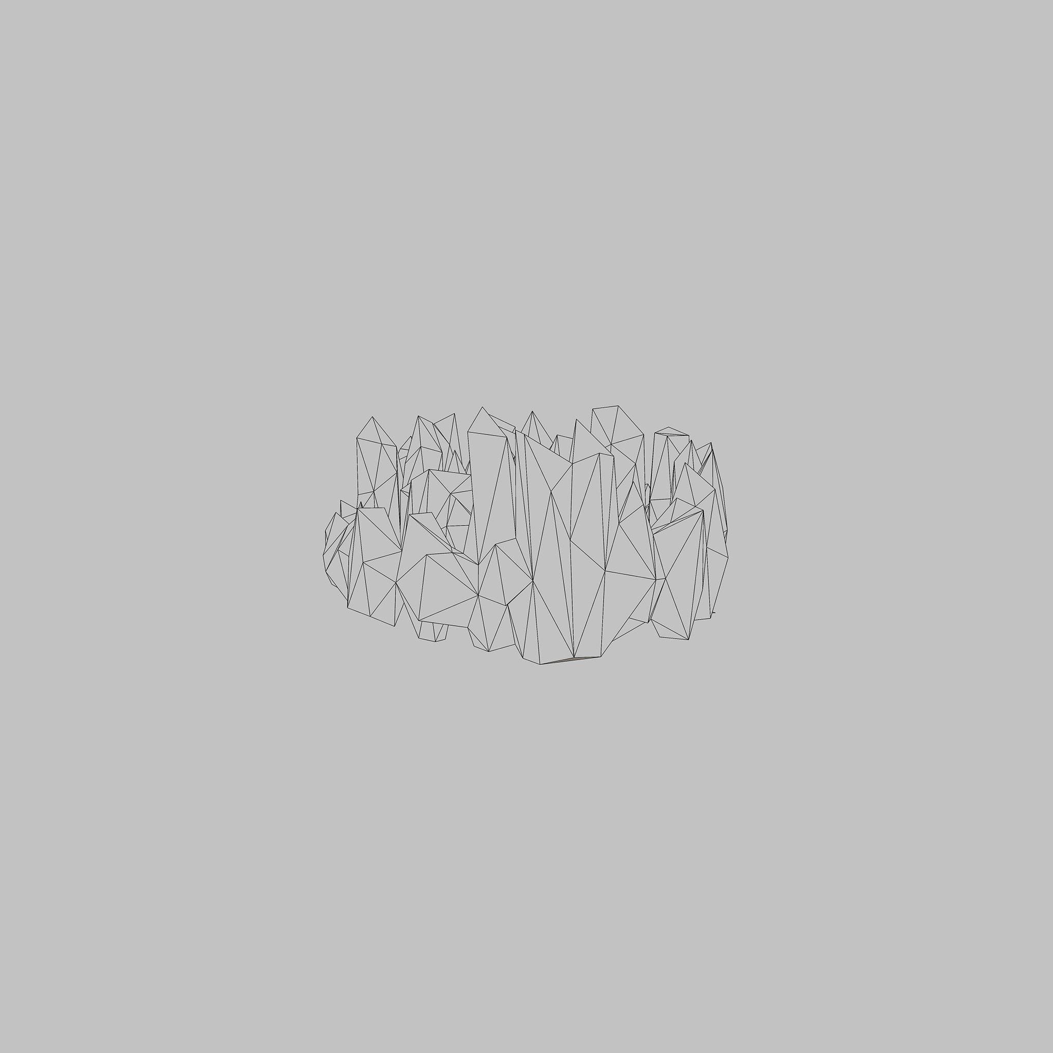 2048x2048 Metaballer Poly White Minimal Wallpaper