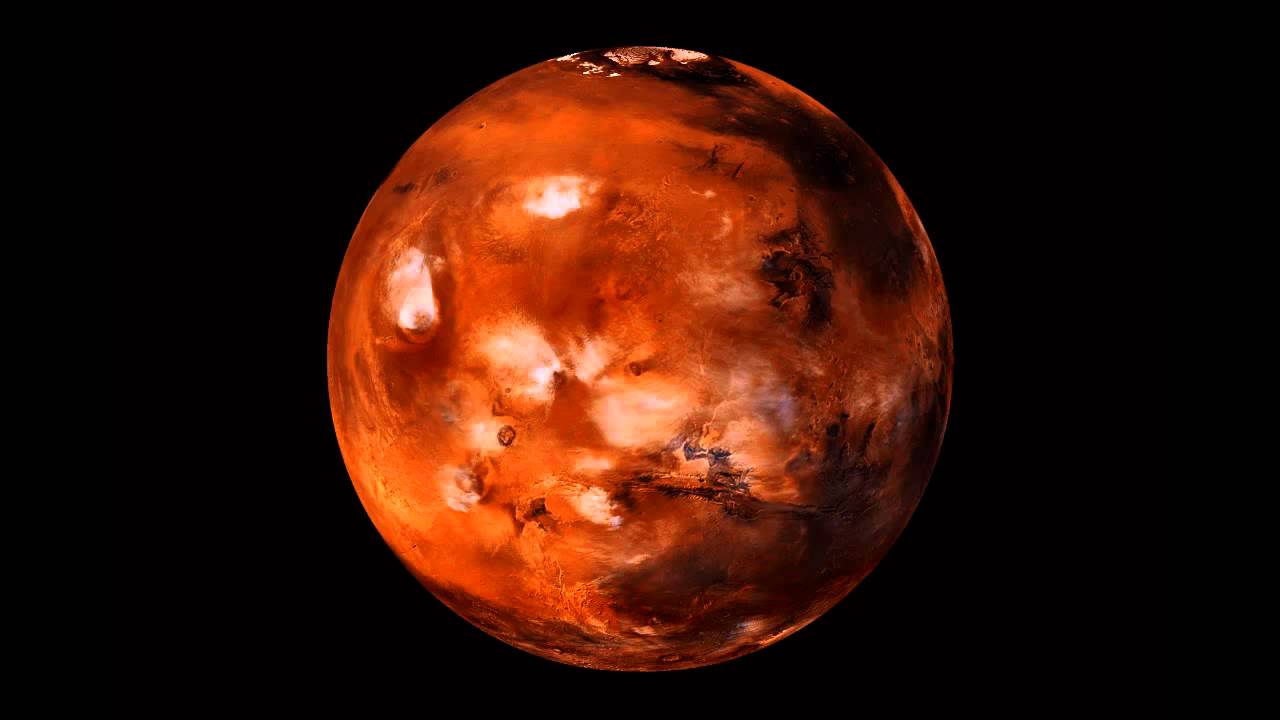 1280x720 MARS, The Red Planet. Tall white aliens