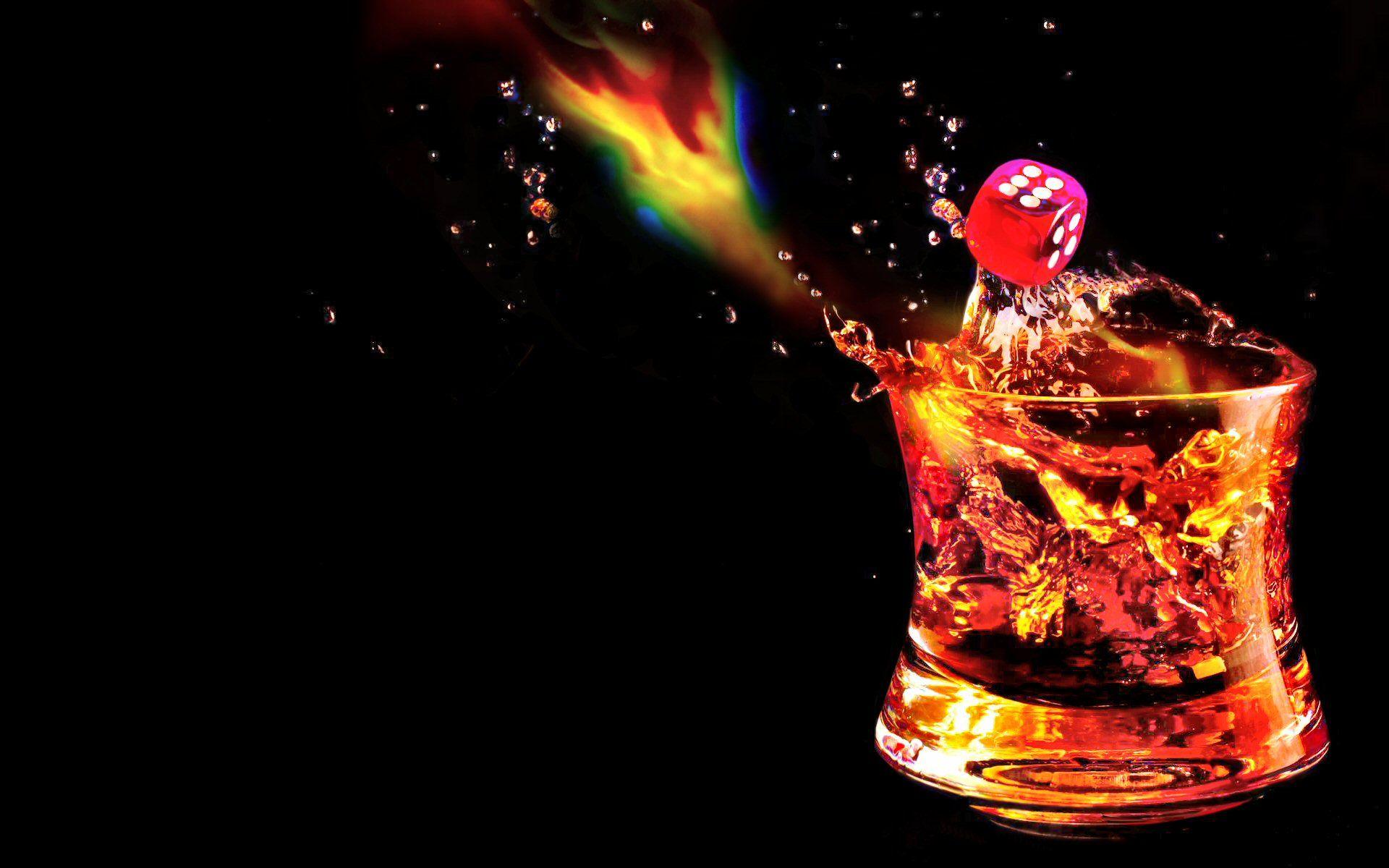 1920x1200 Water Glass Wallpaper