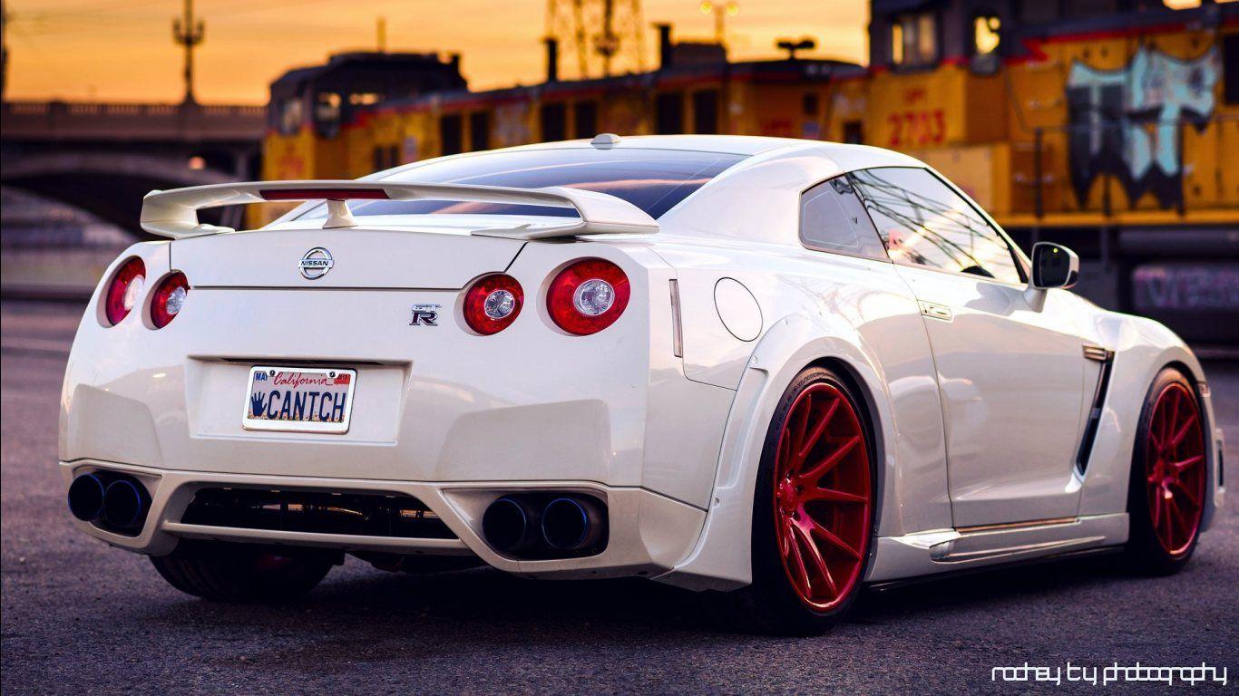 1366x768 Nissan GTR White HD Wallpaper. Cool HD Wallpaper