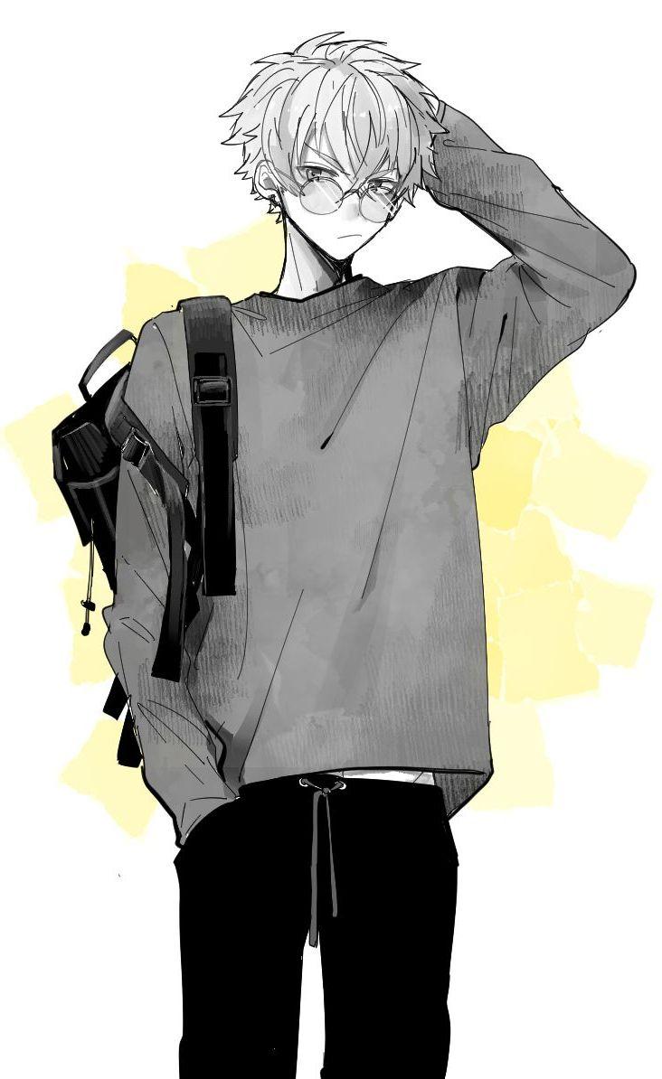 732x1194 Drawing Boy Wallpaper