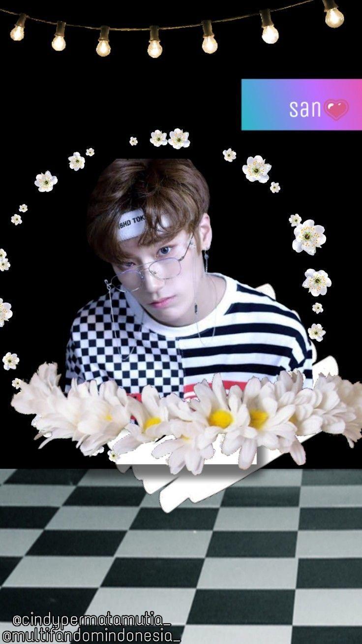 736x1308 Wallpaper/ Lockscreen Ateez San. Kpop wallpaper, San, Kpop