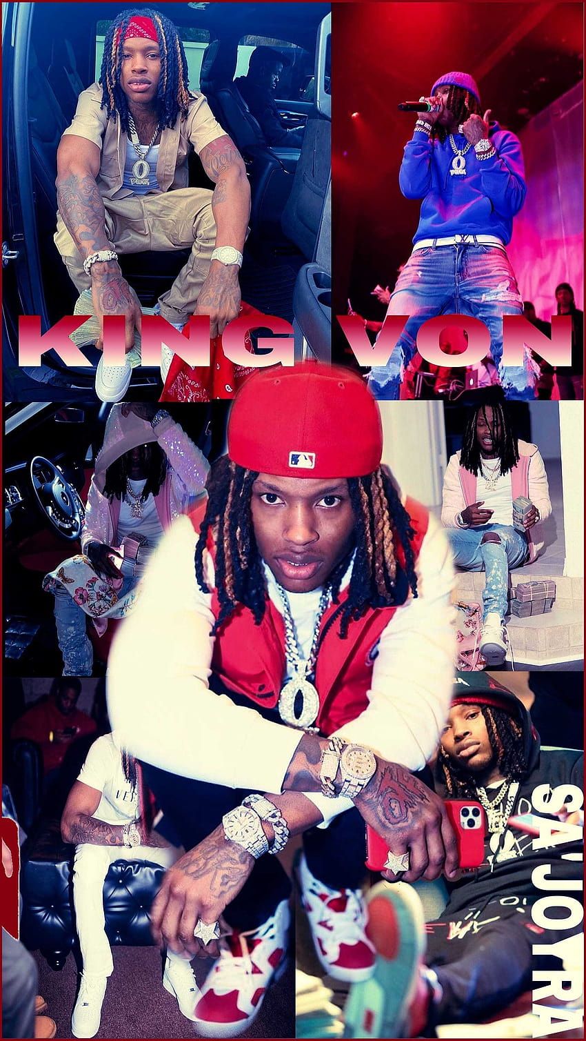850x1509 King von and polo g HD wallpaper