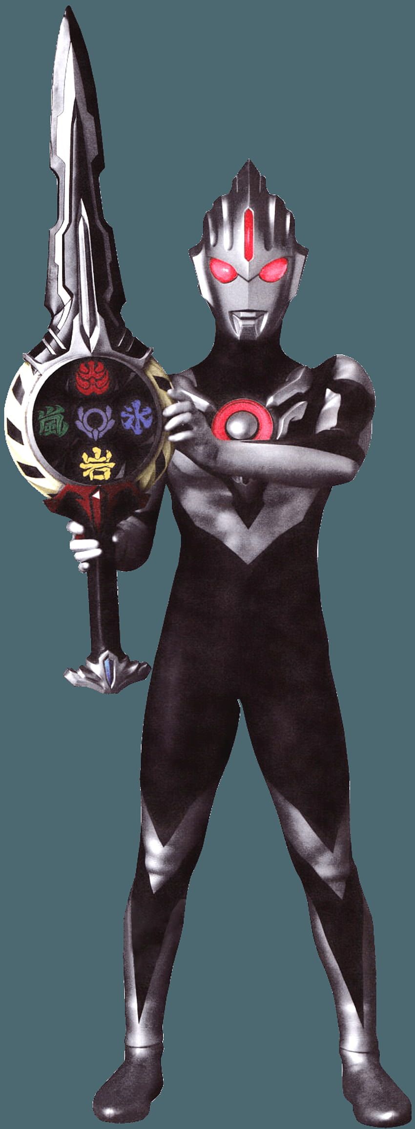 850x2307 Ultraman Orb Dark HD phone wallpaper