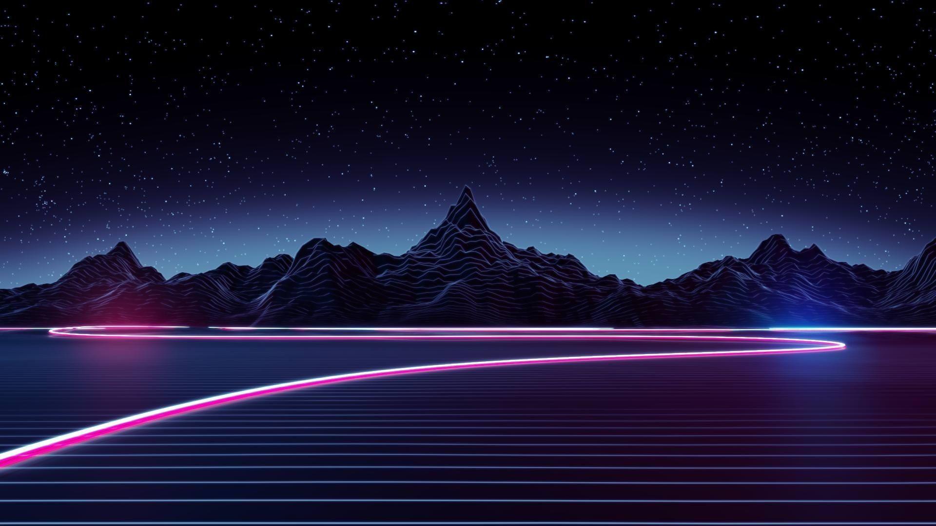 1920x1080 Synthwave Wallpaper