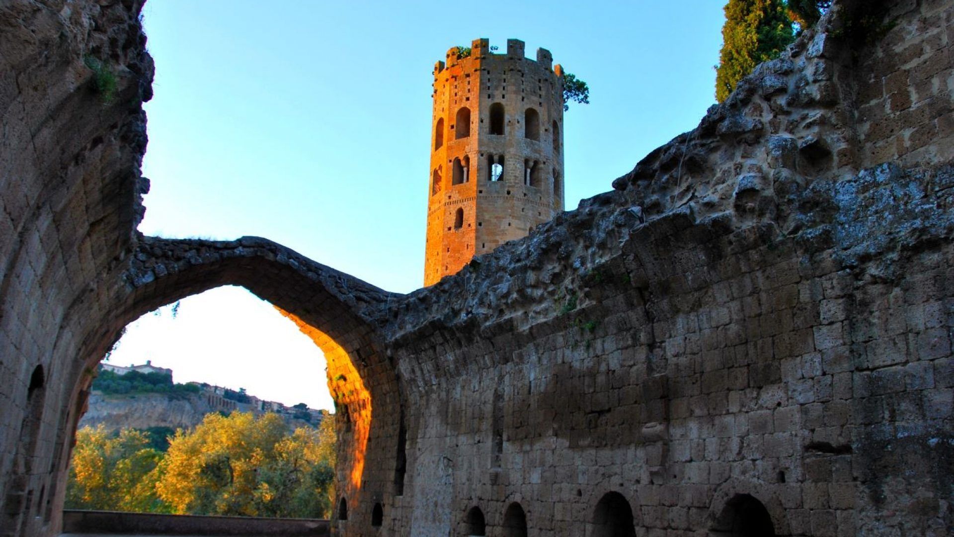 1920x1080 Art cities in Umbria. Villamena Resort Assisi