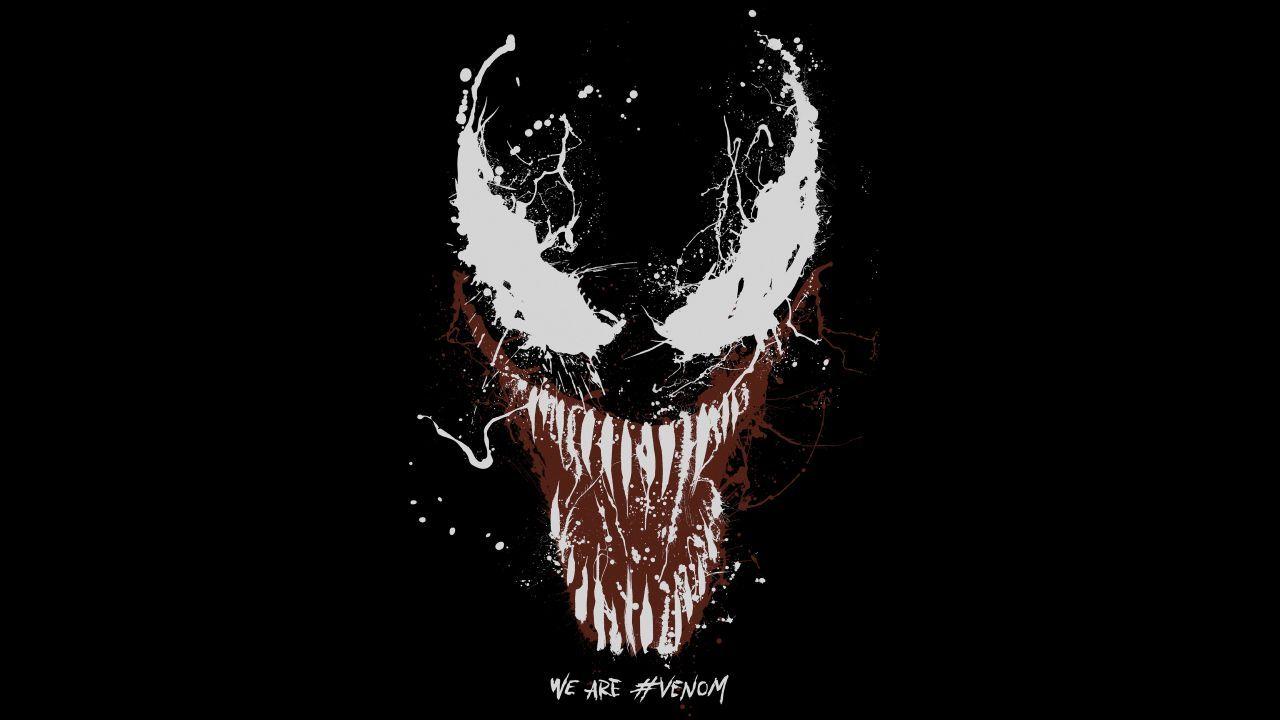 1280x720 Wallpaper Venom, Marvel Comics, Black, HD, 5K, Black Dark