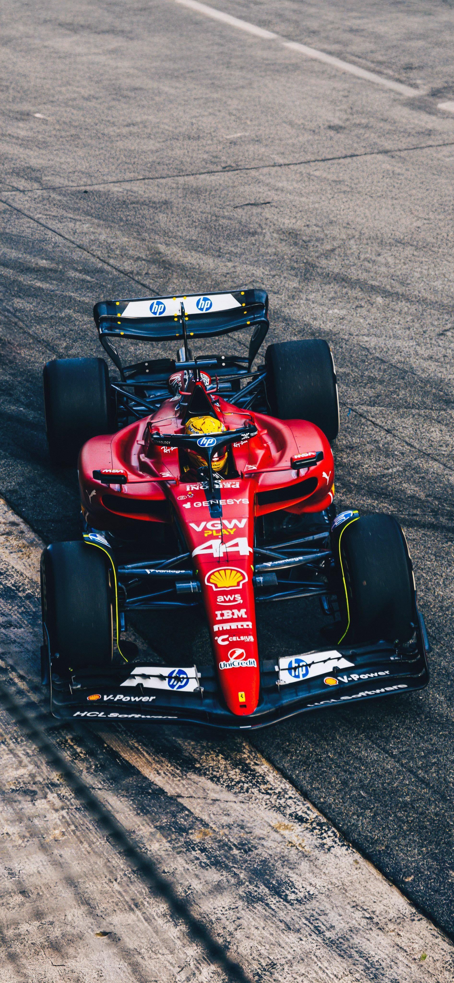 1893x4096 Hamiltons Ferrari wallpaper