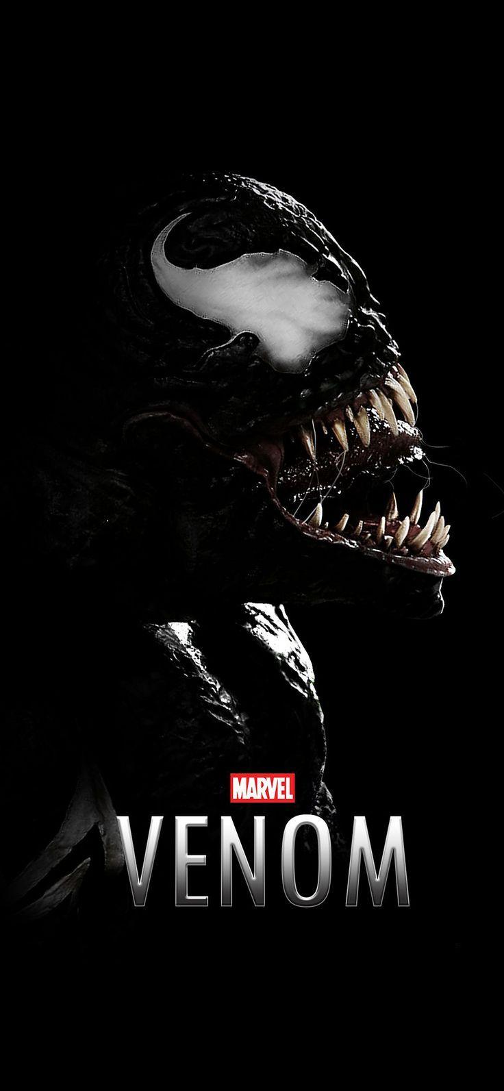 736x1593 iPhone X wallpaper : venom dark marvel hero dark logo art