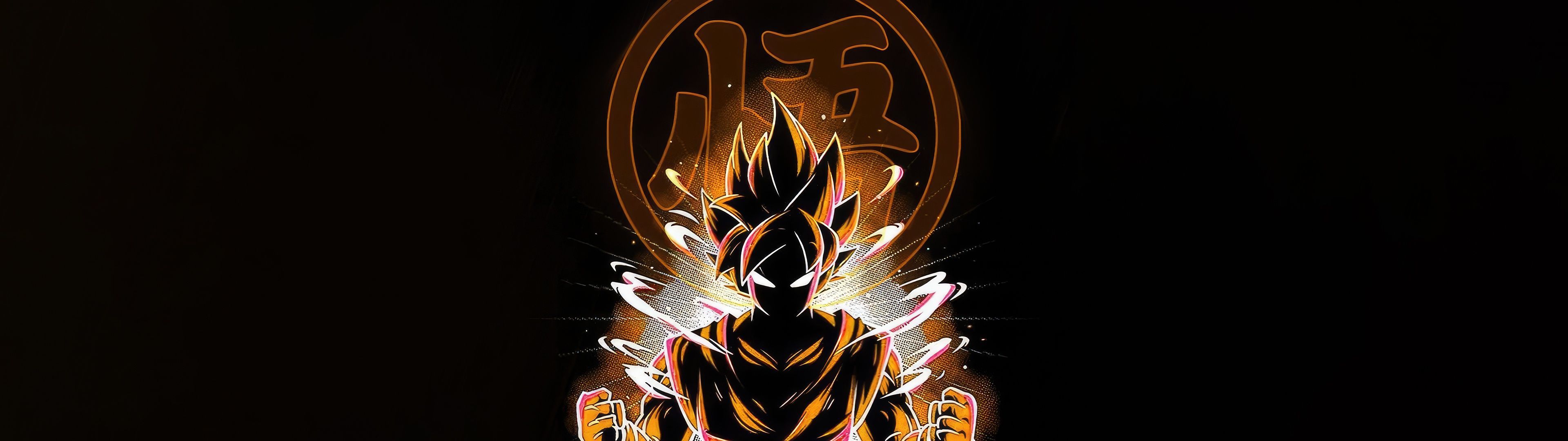 3840x1080 Son Goku Wallpaper 4K, Dragon Ball Super