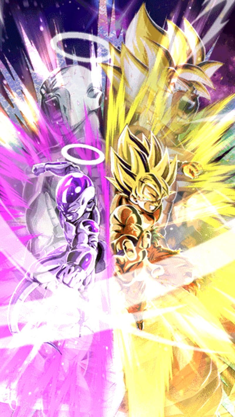 800x1422 Dragon Ball Super, dragon ball super, fighting, anime, goku, freiza, top, HD phone wallpaper