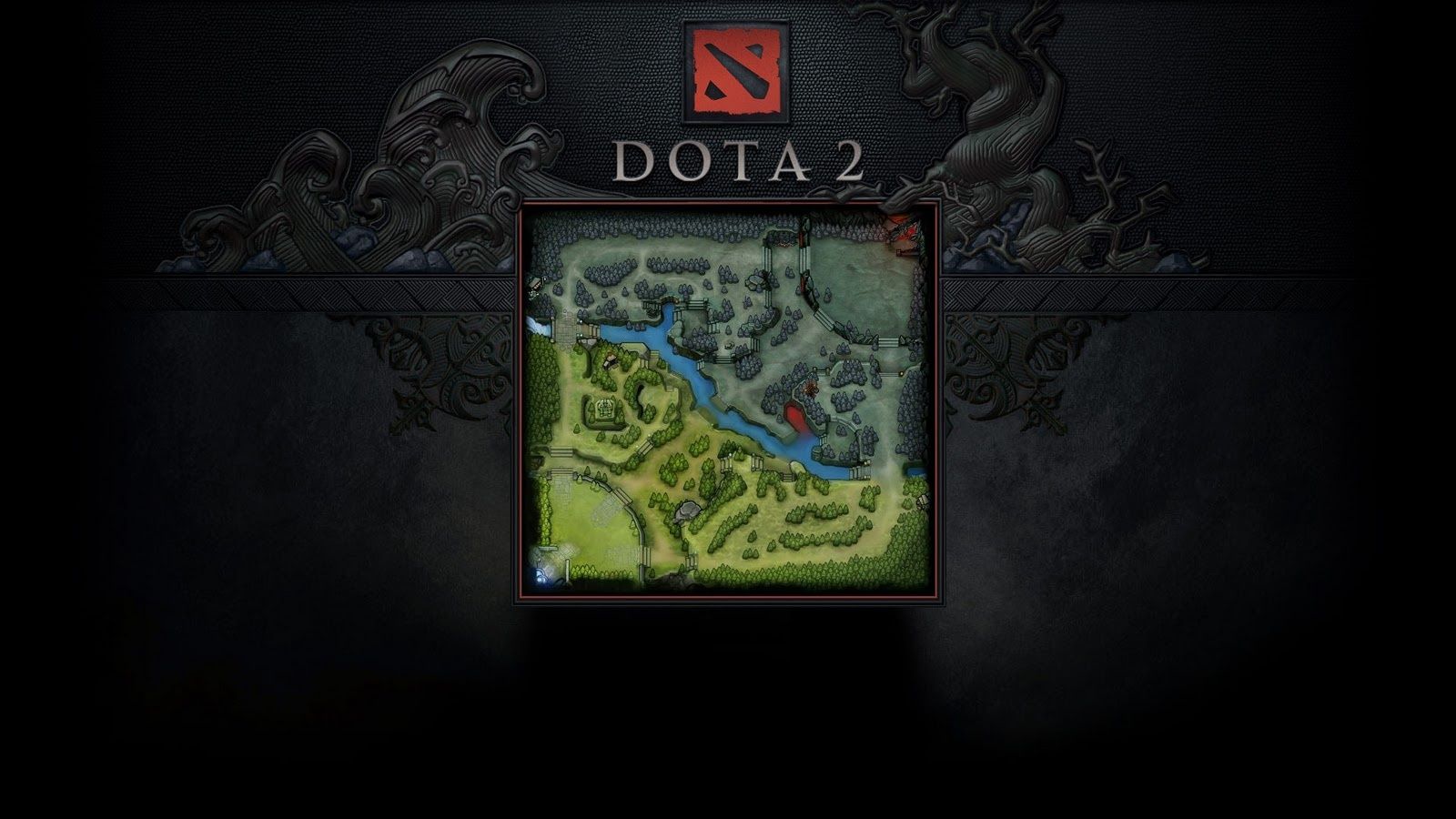 1600x900 Minimap of DOTA 2 2 Game Wallpaper Gallery