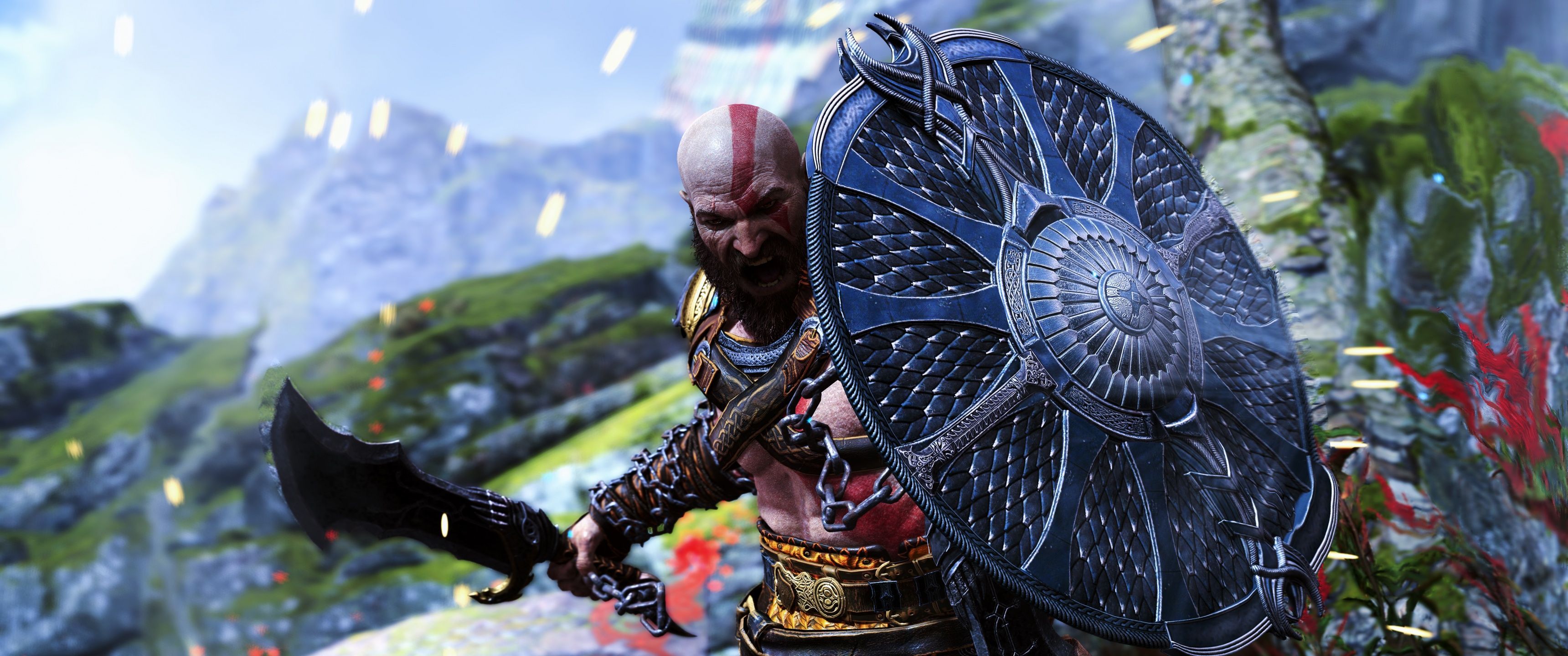 3440x1440 God of War Wallpaper 4K, Ultrawide, Kratos, PC Games