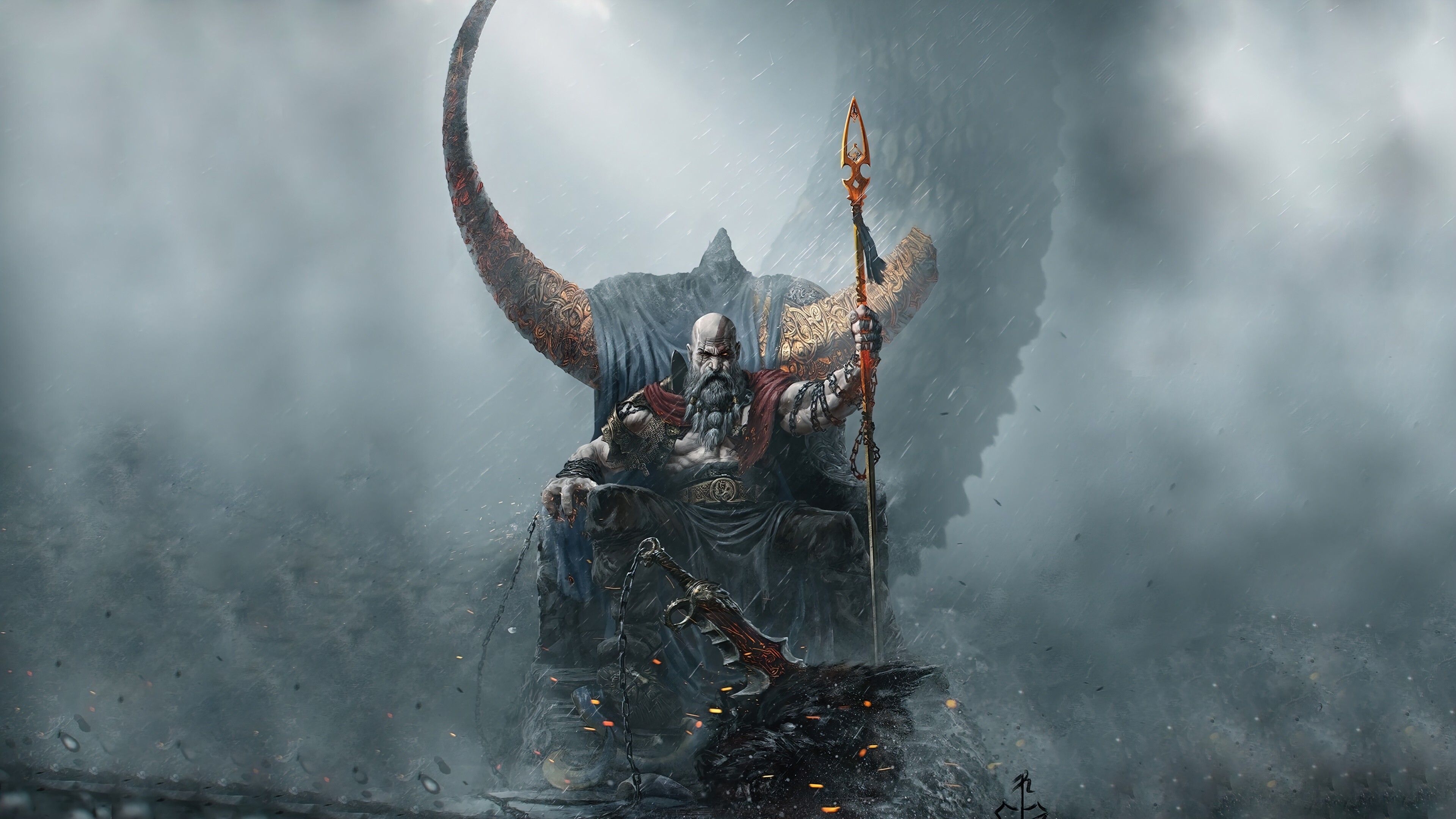 3840x2160 God of War: Ragnarok Wallpaper