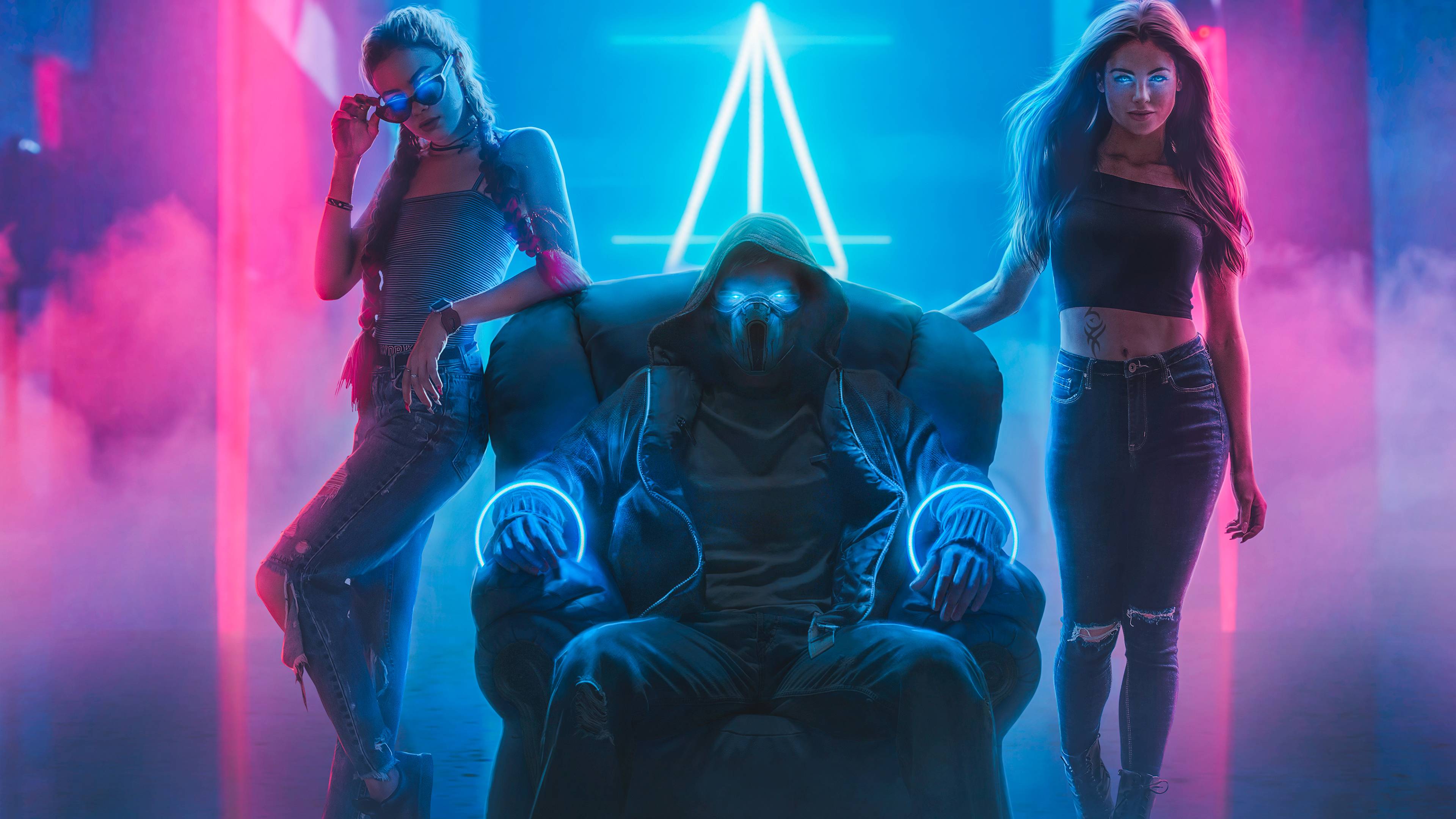 3840x2160 Cyberpunk Bad boy 4K Wallpaper