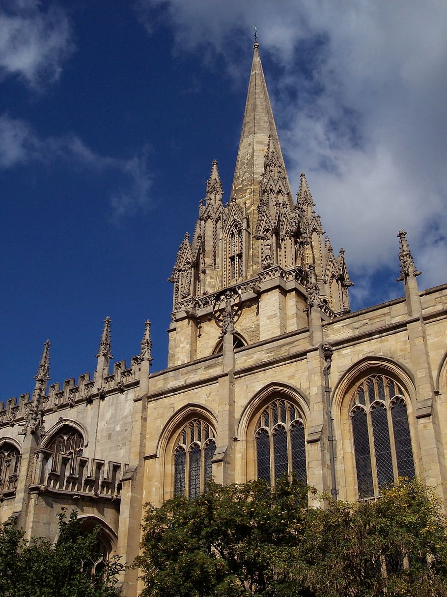 910x1213 HD wallpaper: oxford, university, england, church, cathedral, architecture