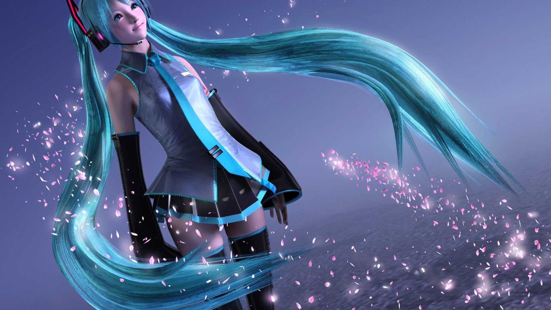 1920x1080 Miku Hatsune Wallpaper