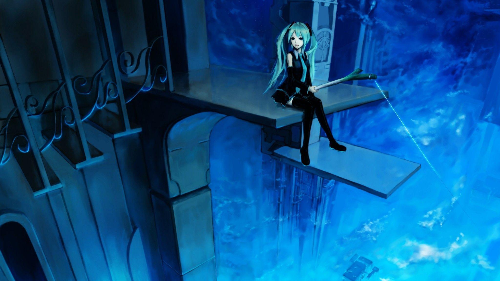 2048x1152 Miku Hatsune 2048x1152 Resolution HD 4k Wallpaper