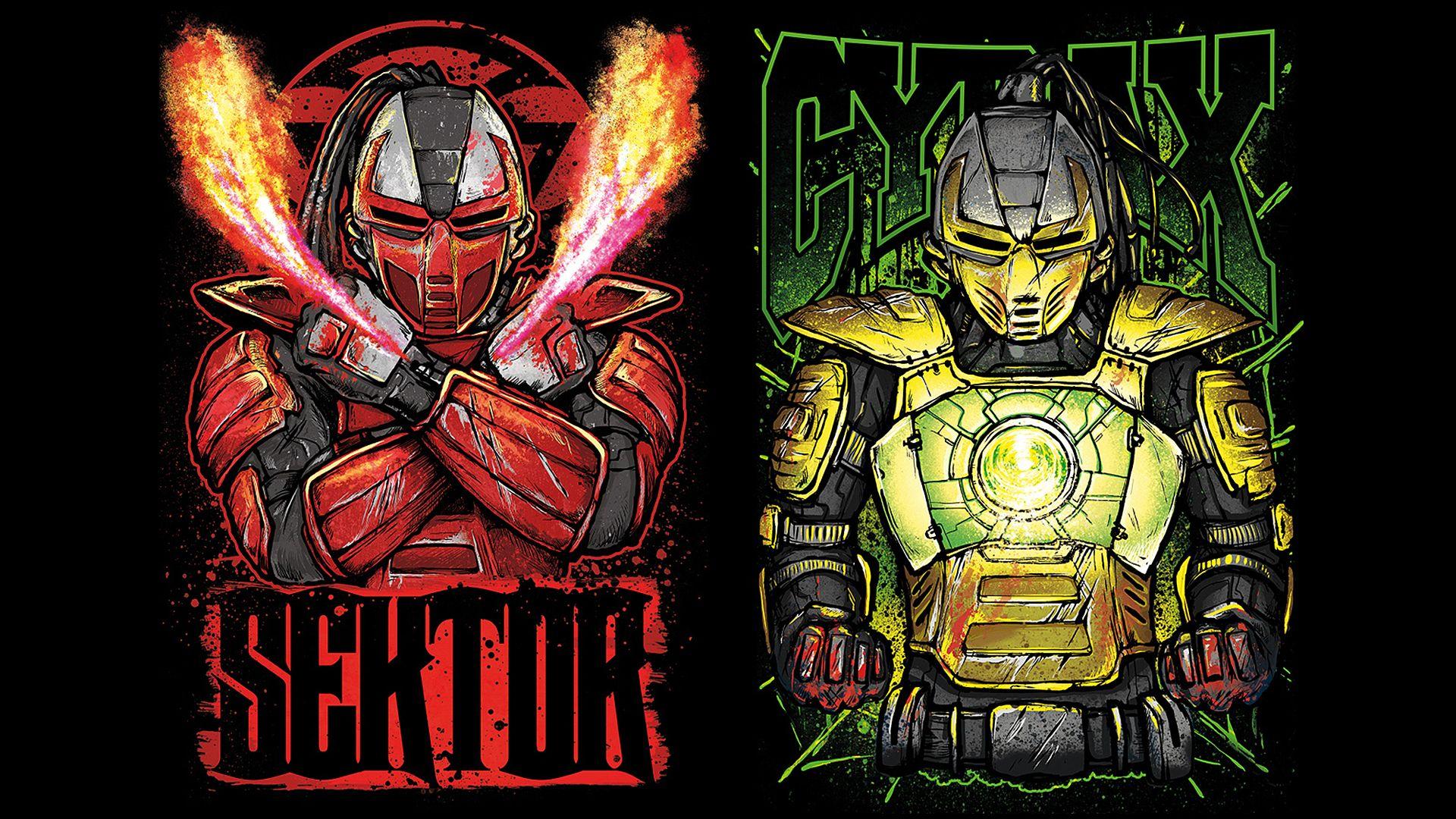 1920x1080 Mortal Kombat, Video Games, Sektor, Cyrax Wallpaper HD / Desktop