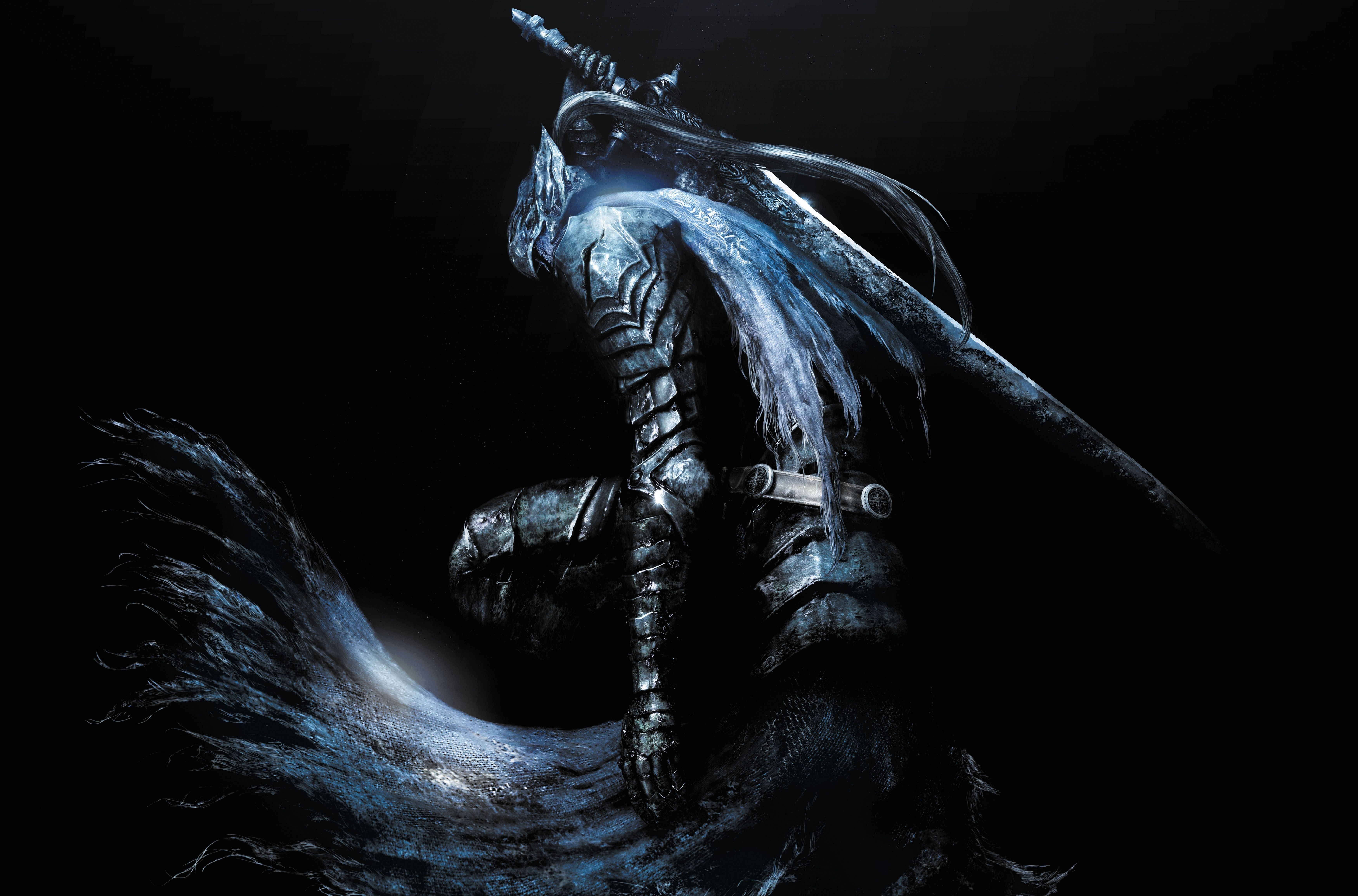 7000x4618 Desktop wallpaper: Lordran (Dark Souls), Dark Souls, Artorias (Dark Souls), Gorillaz, Solaire Of Astora, Siegmeyer Of Catarina, Video Game, Artorias Of The Abyss, Artorias The Abysswalker, Demon Days, Havel The Rock, Seigmeyer