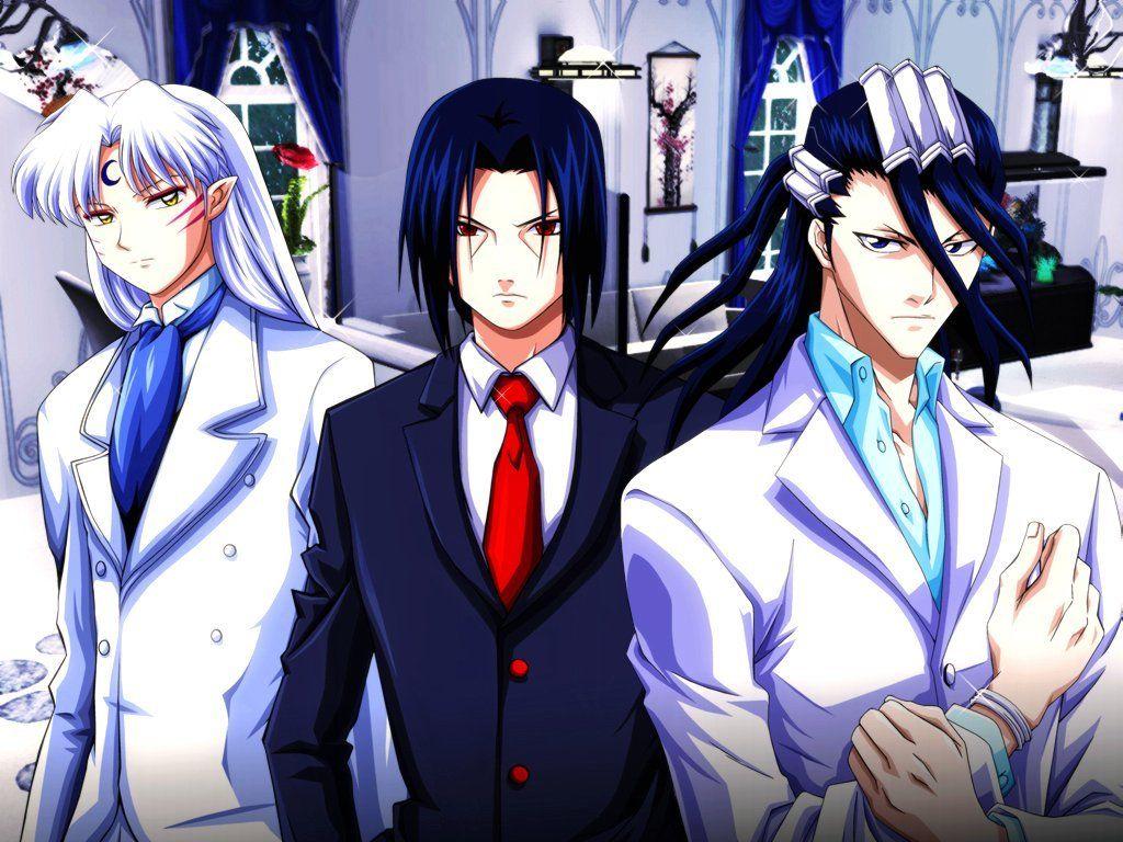 1024x768 Death Note vs Naruto vs Bleach! image anime mixed HD wallpaper