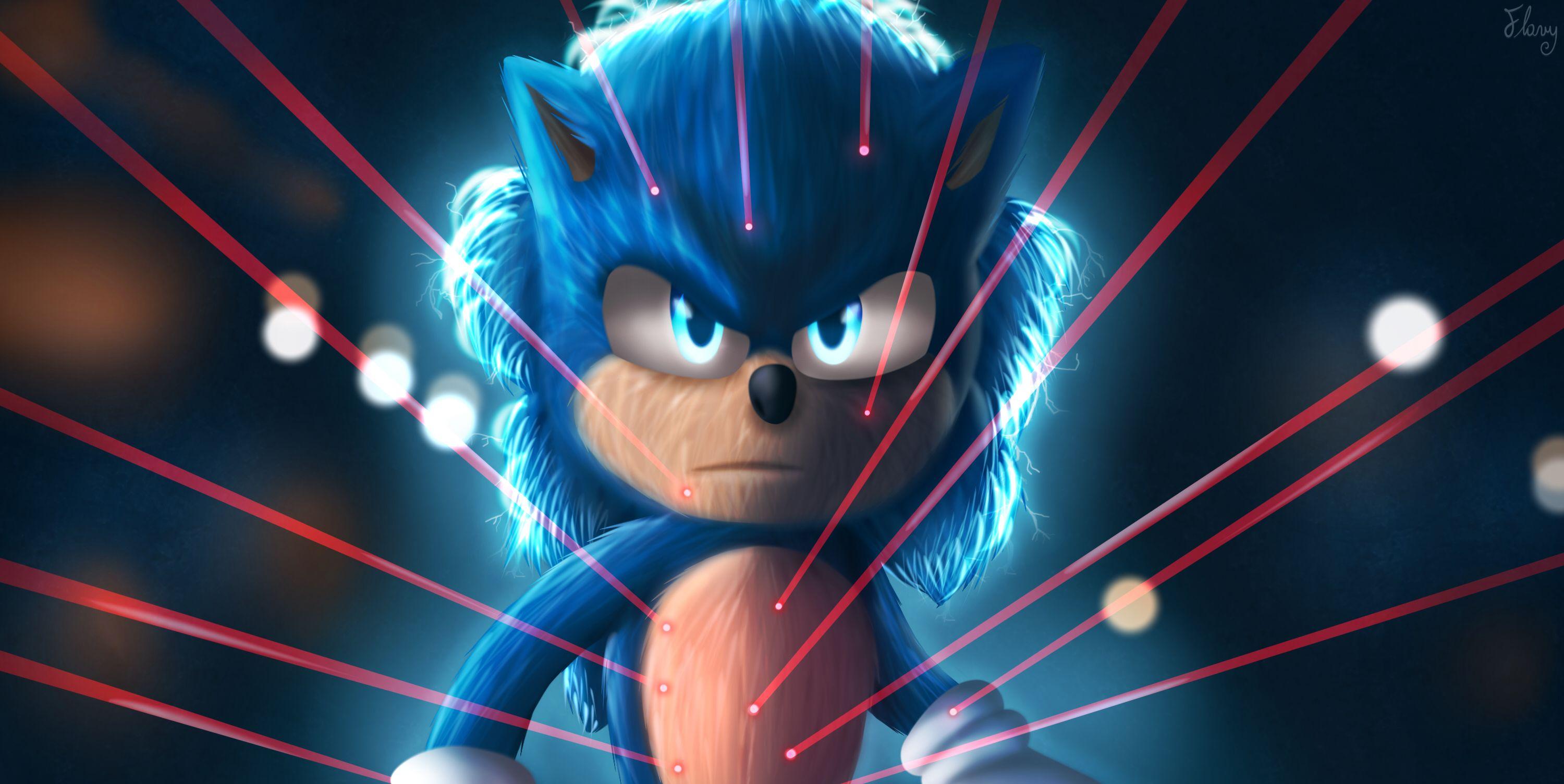 3000x1505 Sonic the Hedgehog HD Wallpaper. Background Imagex1505