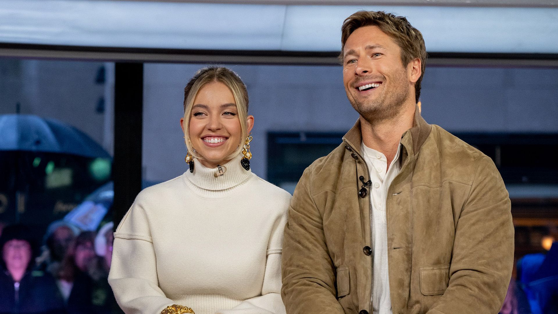 1920x1080 Sydney Sweeney and Glen Powell on new film ‘Anyone but You’