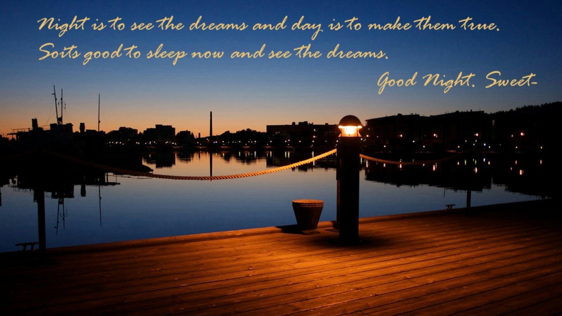1920x1080 Beautiful Good Nights Quotes Wishes HD Image About Night