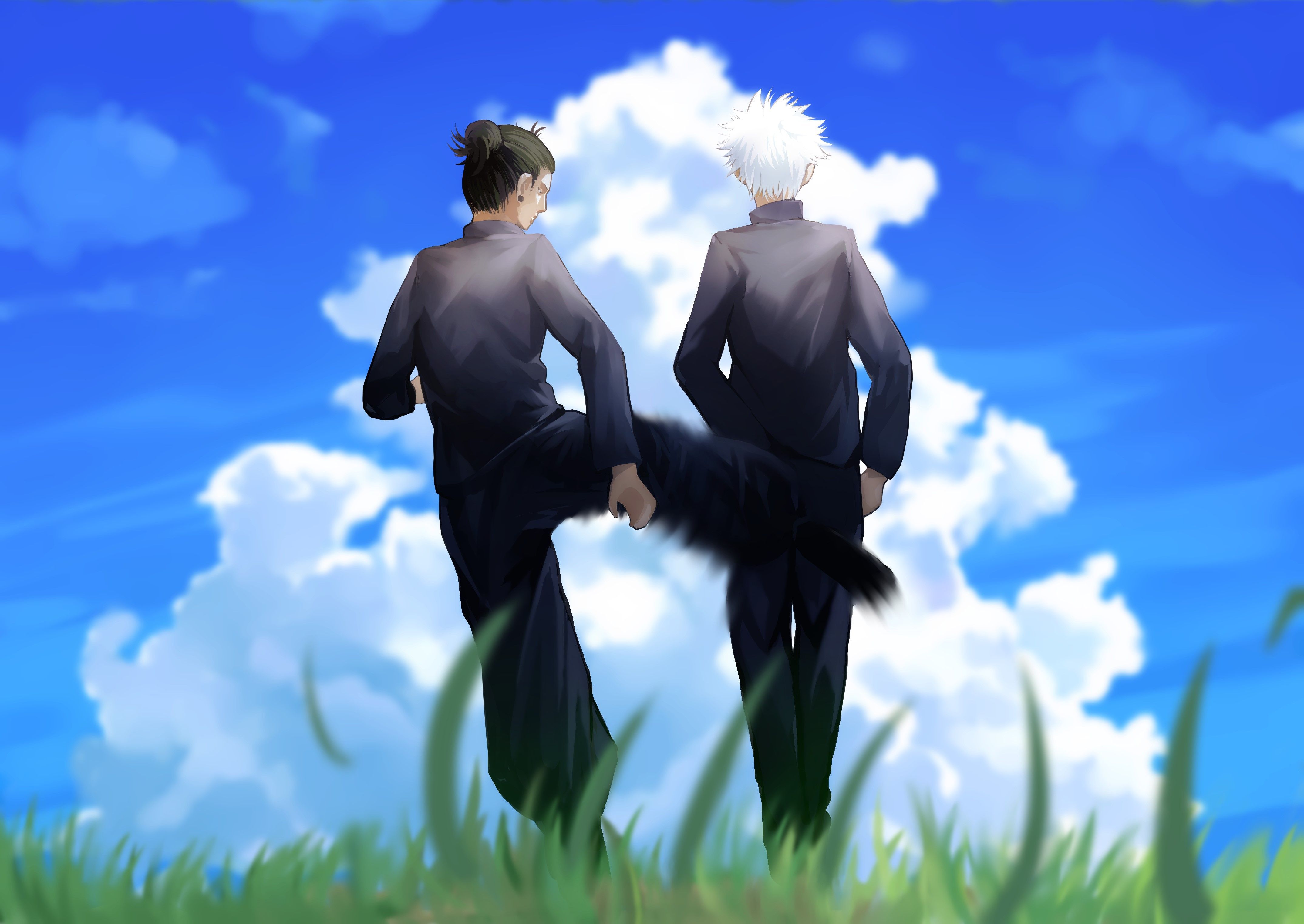 4299x3046 Satoru Gojo & Suguru Geto. Jujutsu Kaisen 4K Ultra HD Anime Wallpaper by 草葉える