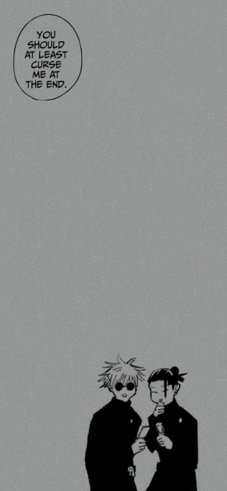 736x1588 Gojo and Getou wallpaper