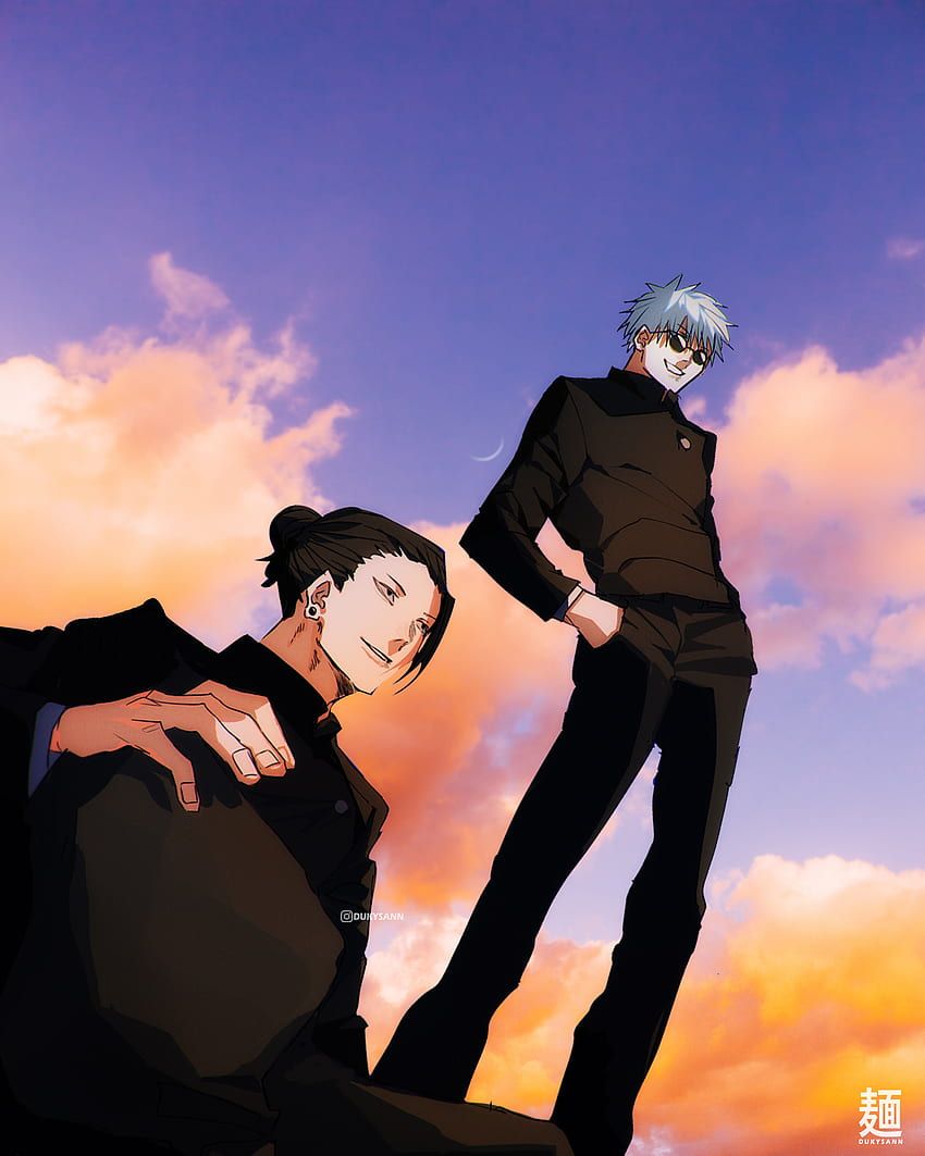 850x1063 Gojo & geto, gojo saturo, jujutsu kaisen HD phone wallpaper