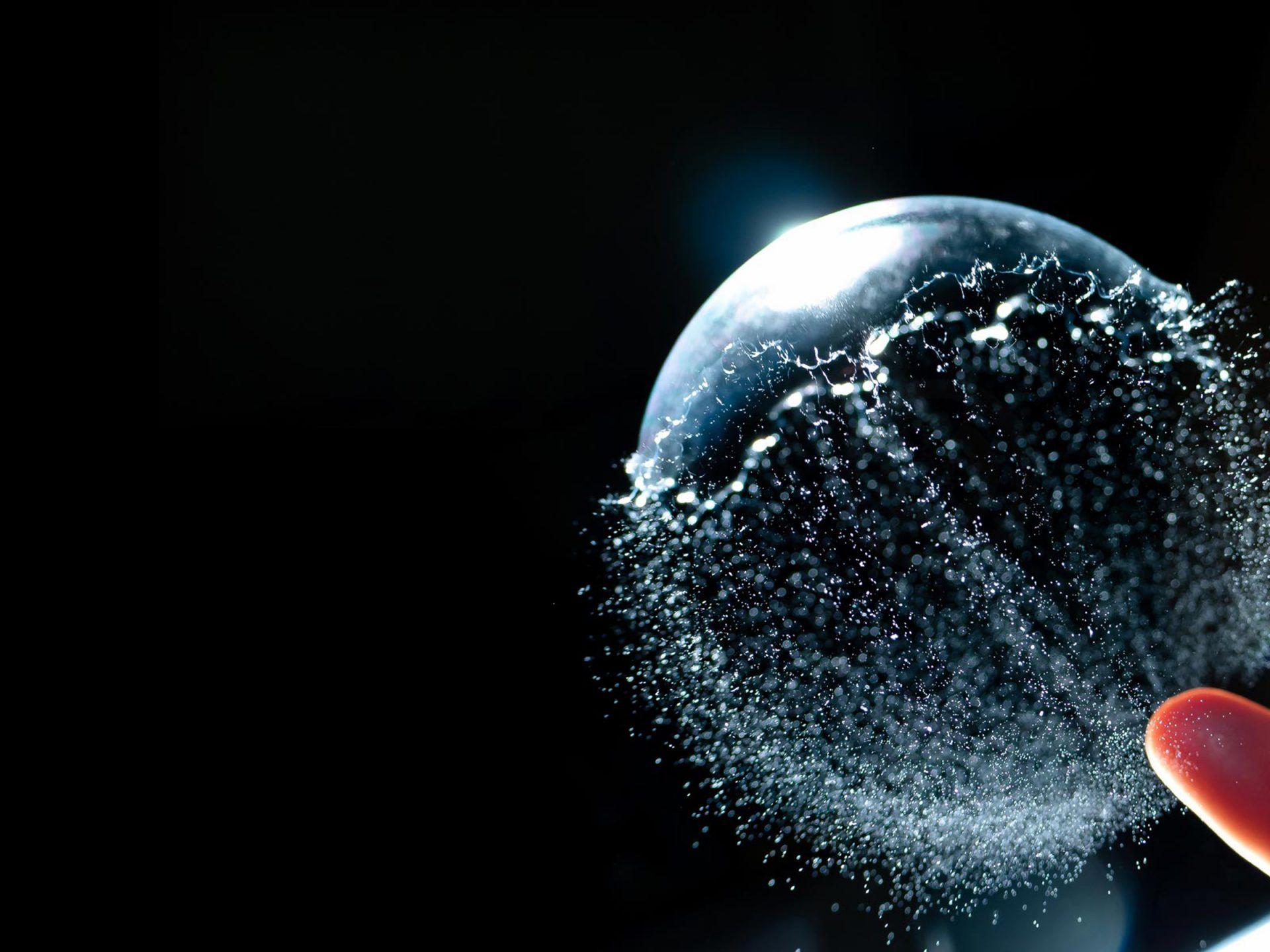 1920x1440 Explosion Of A Soap Bubble Desktop Background Free Download