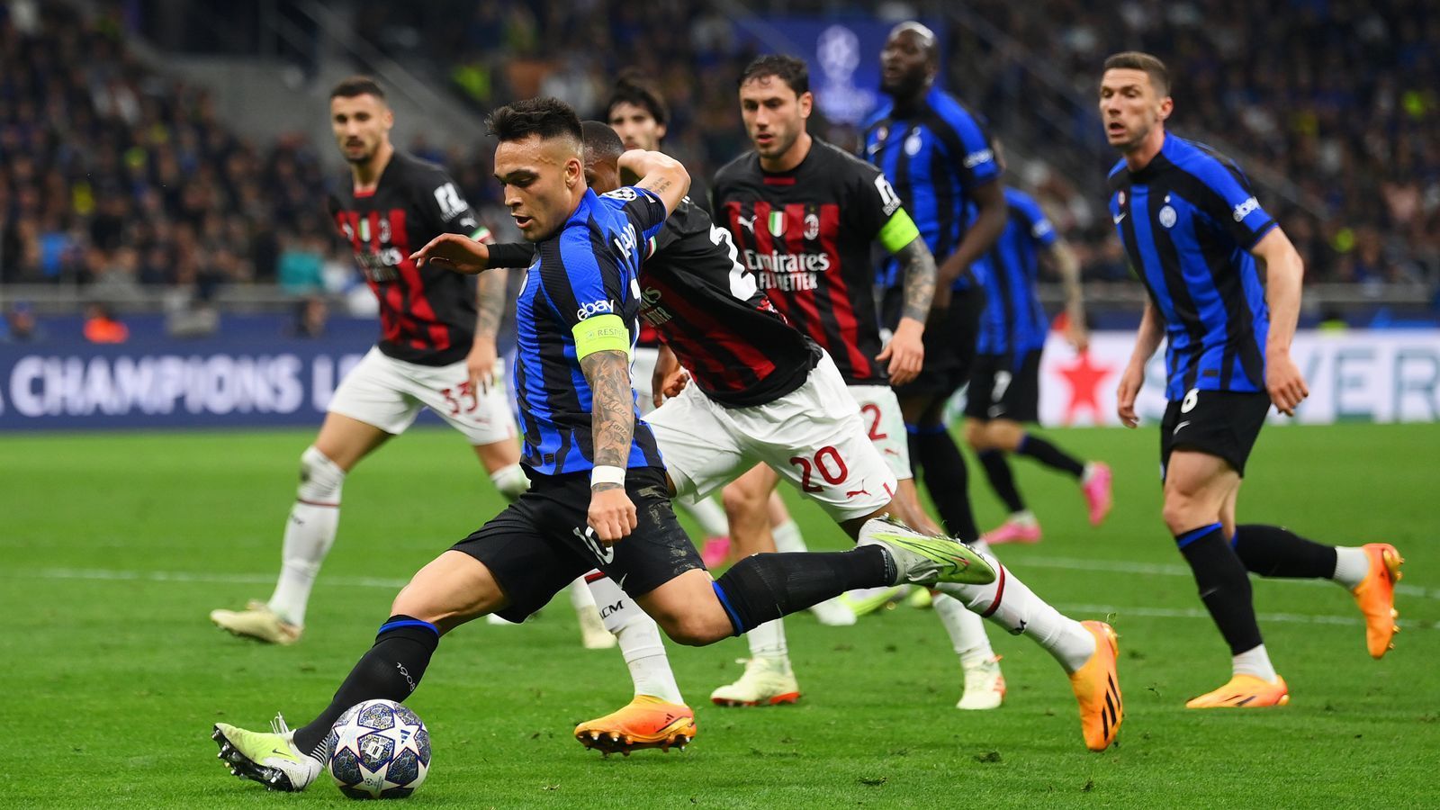 1600x900 Inter Milan 1 0 AC Milan (3 0 Agg): Lautaro Martinez's Second Half Strike Secures Champions League Final Spot