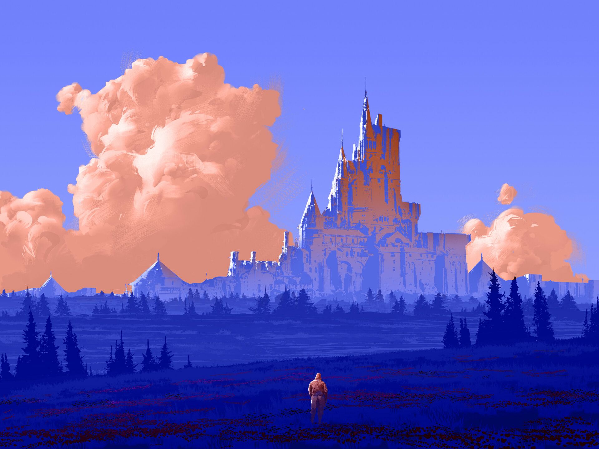 1920x1440 Fantasy Castle HD Alone Wallpaper, HD Fantasy 4K Wallpaper, Image and Background