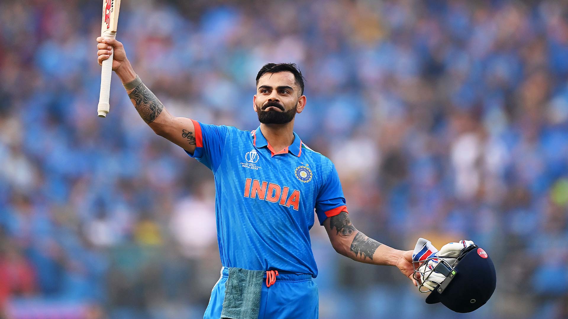 1920x1080 Virat Kohli World Cup Wallpaper
