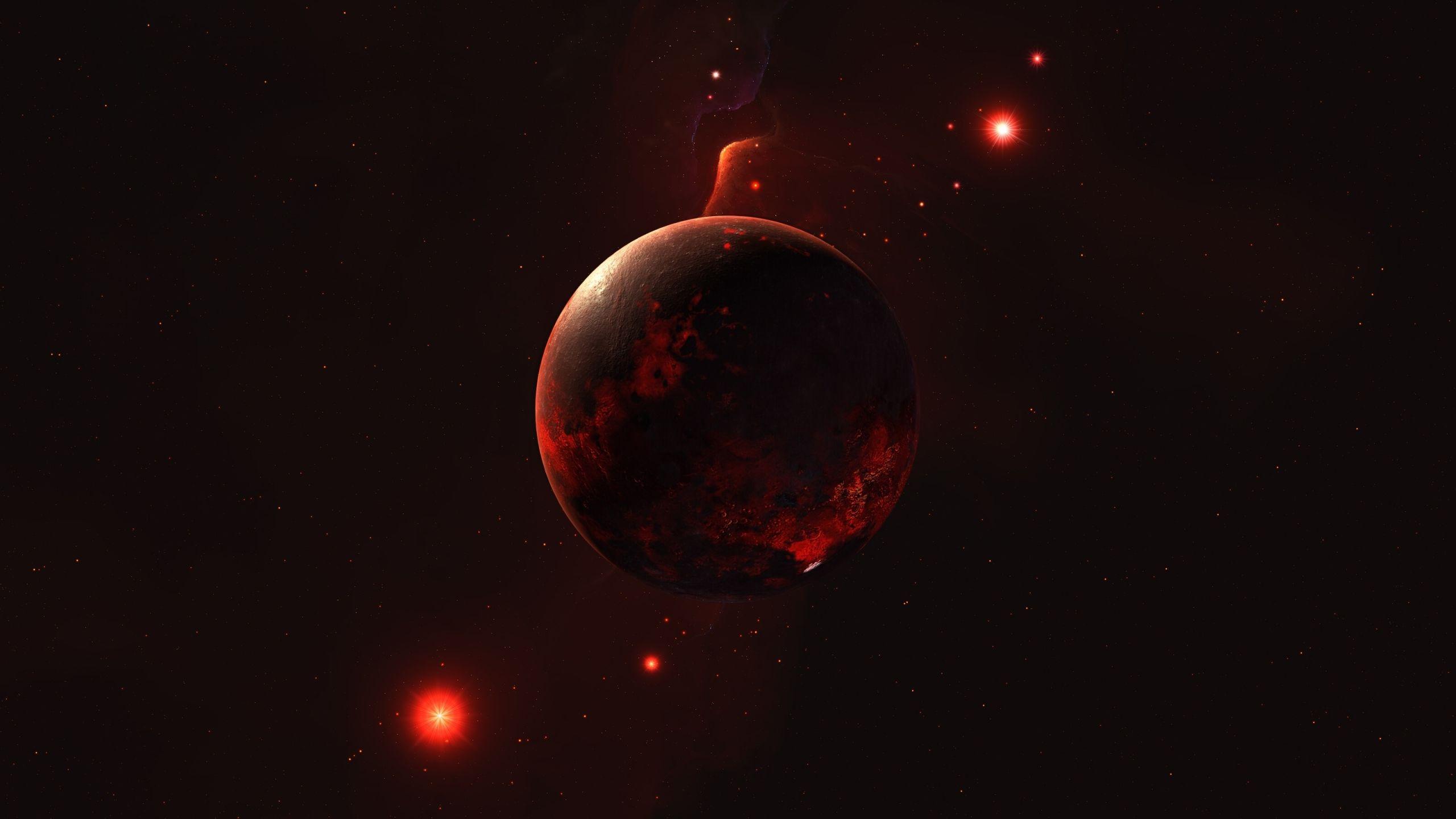 2560x1440 Planet In Space 1440P Resolution Wallpaper, HD Space 4K