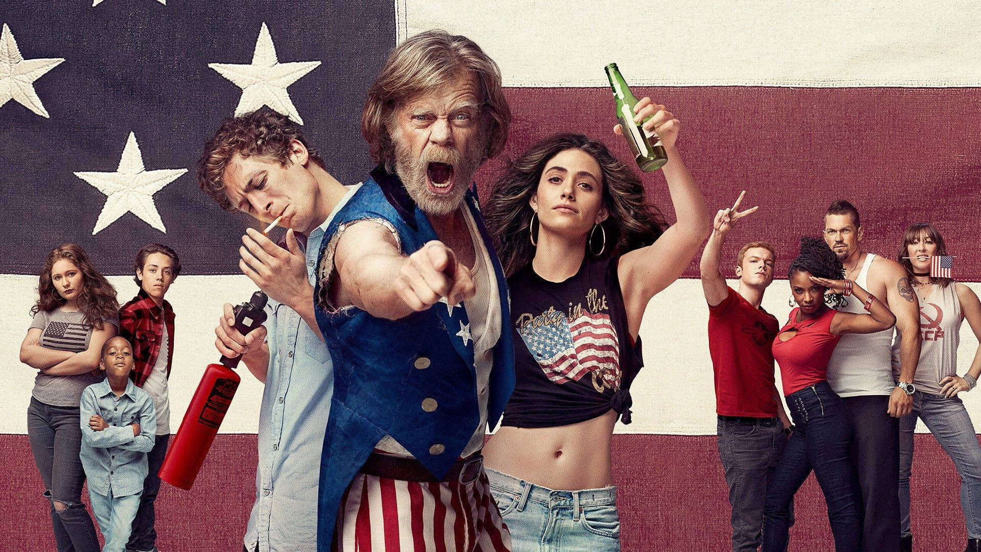 1920x1080 Download Shameless Characters Frank, Fiona, And Lip Wallpaper
