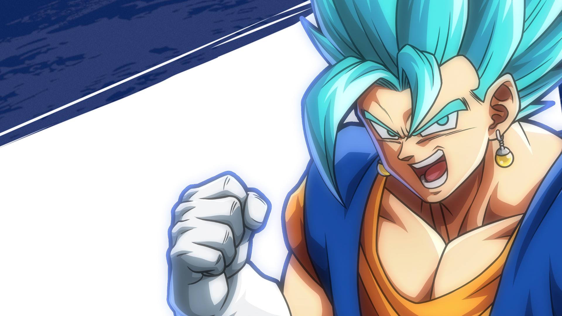 1920x1080 Dragon Ball FighterZ SSGSS Vegito Wallpaper