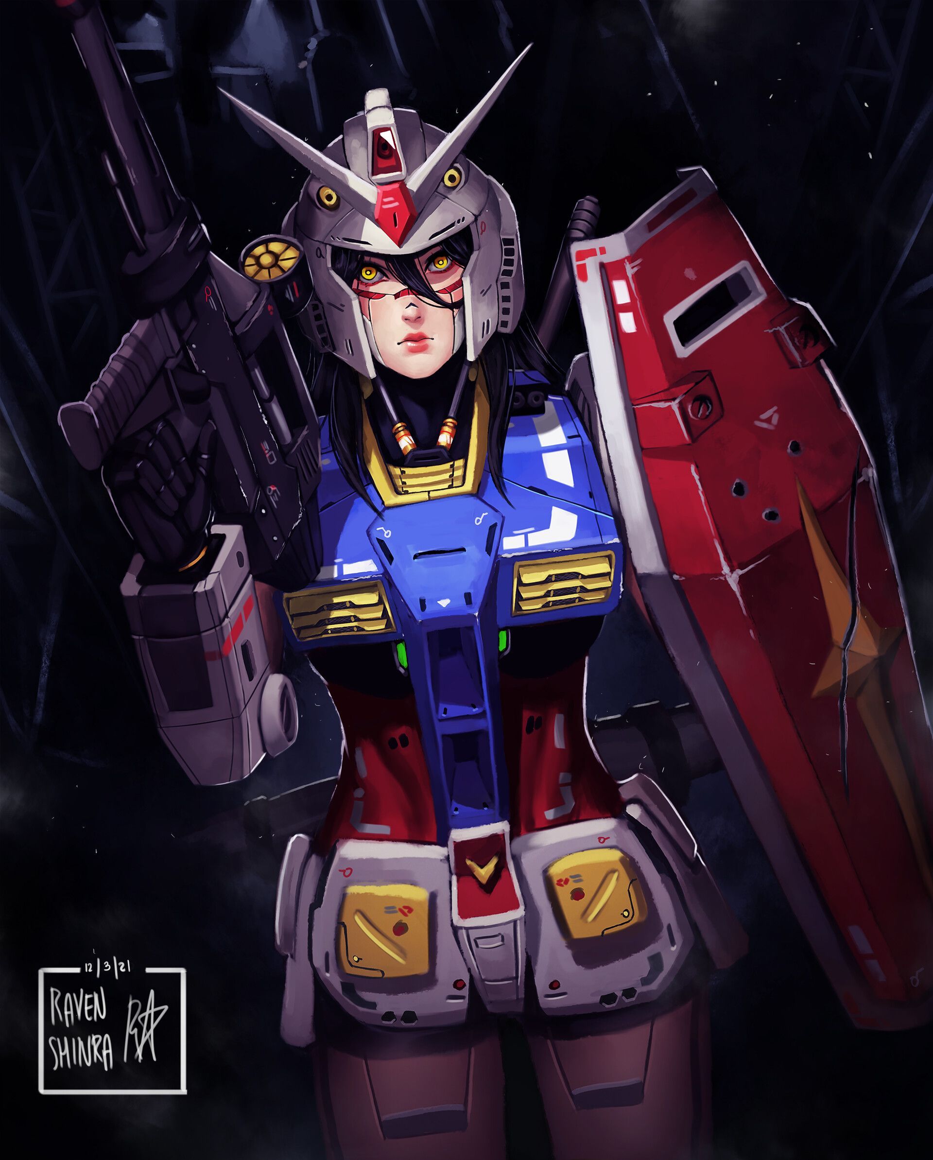 1920x2387 Gundam Girl RX78 2