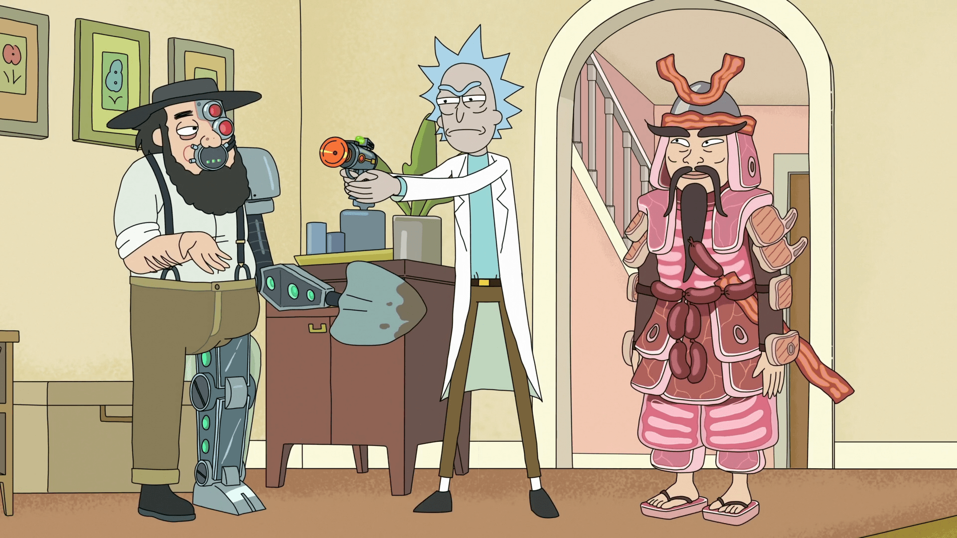 Rick and Morty_02 (Duel Monitor Wallpaper) by MikeAGar85 on Newgrounds