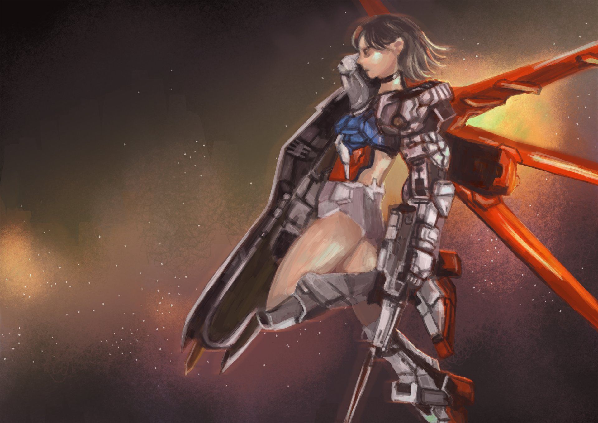 1920x1357 Gundam Girl