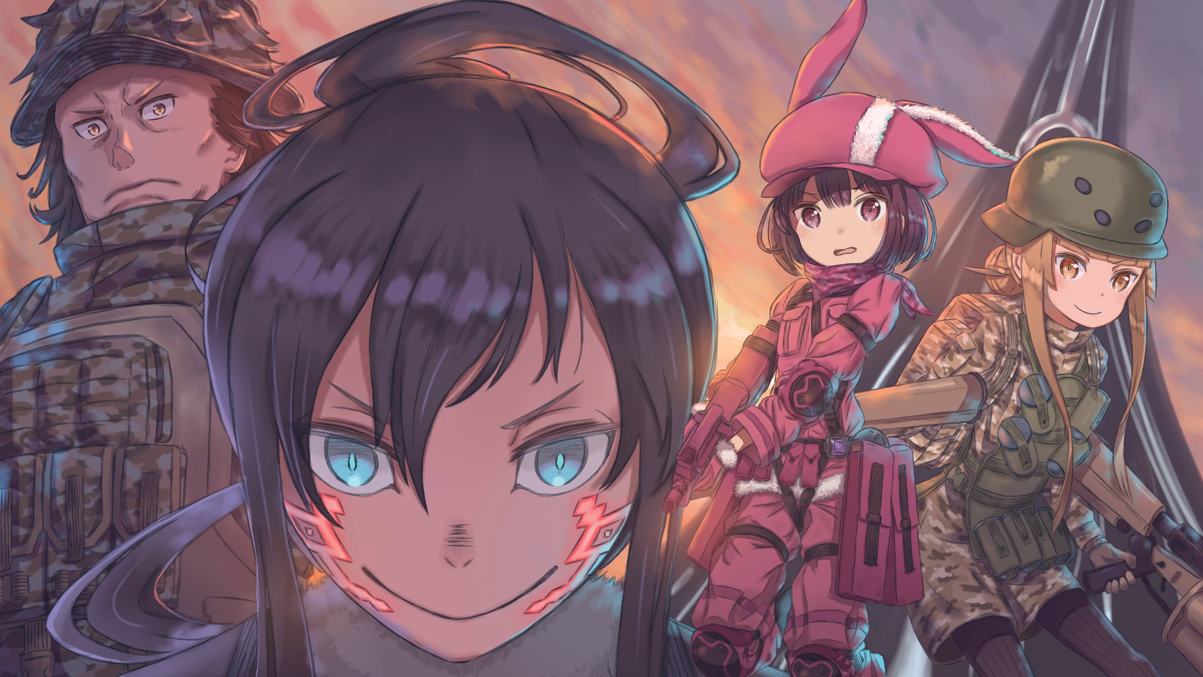 Sword Art Online Alternative Gun Gale Online Wallpapers Top Free Sword Art Online Alternative Gun Gale Online Backgrounds Wallpaperaccess