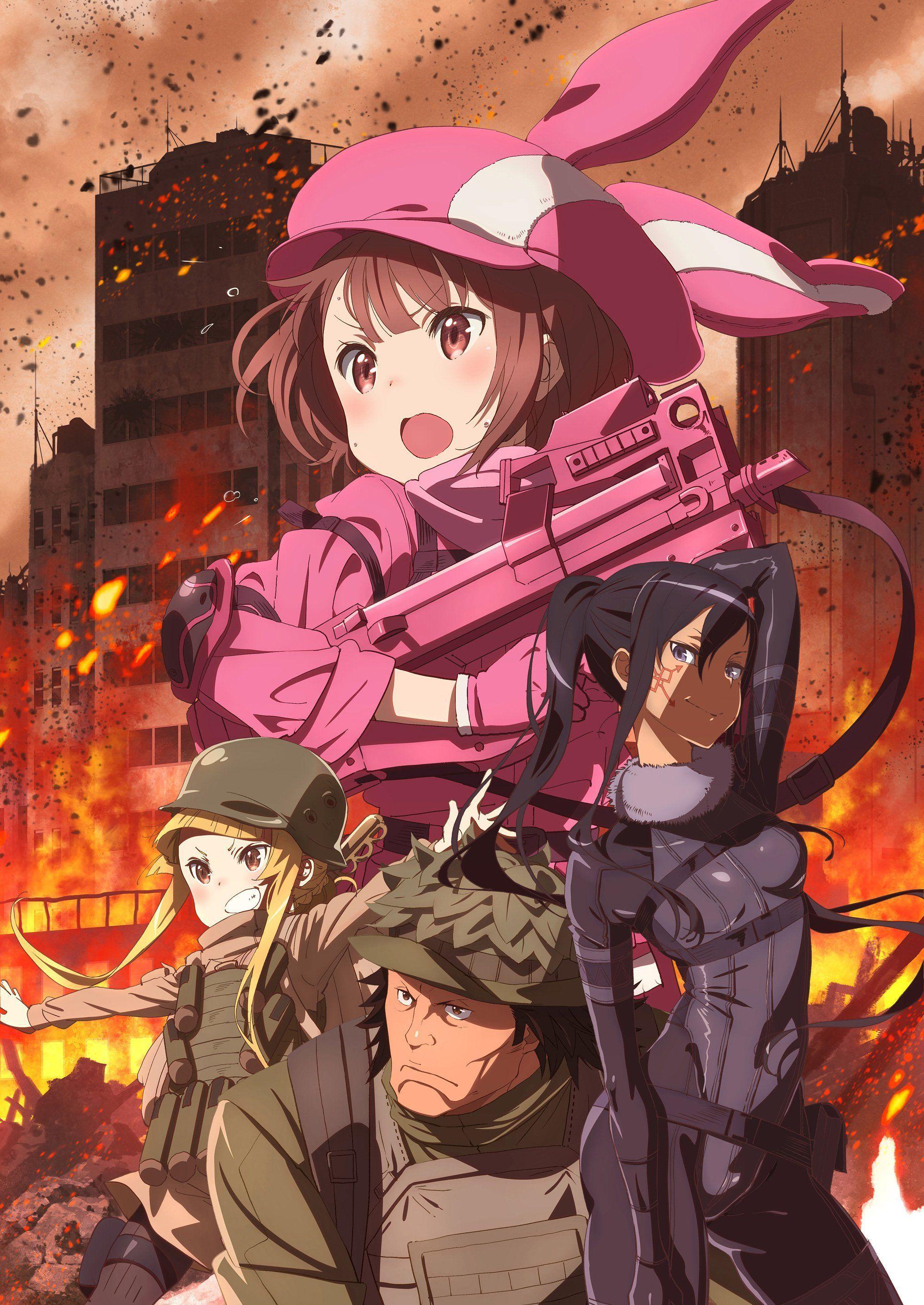 2000x2824 sword art online alternative gun gale online wallpaper HD