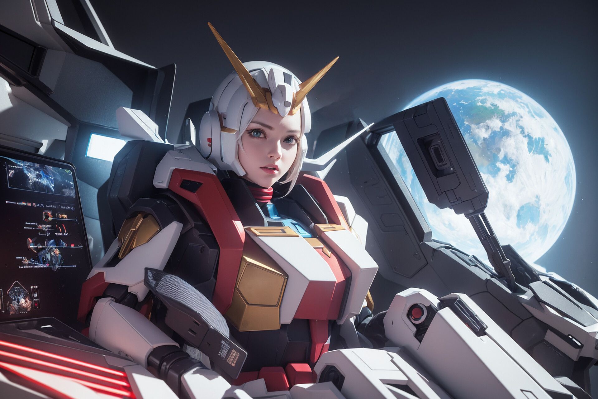 1920x1280 Gundam set