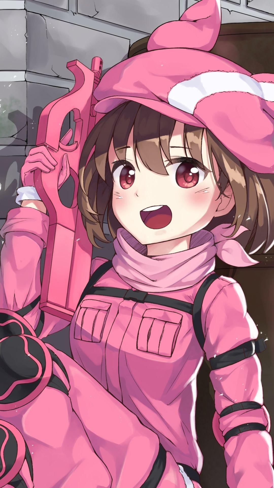 1080x1920 Anime Sword Art Online Alternative: Gun Gale Online 1080x1920