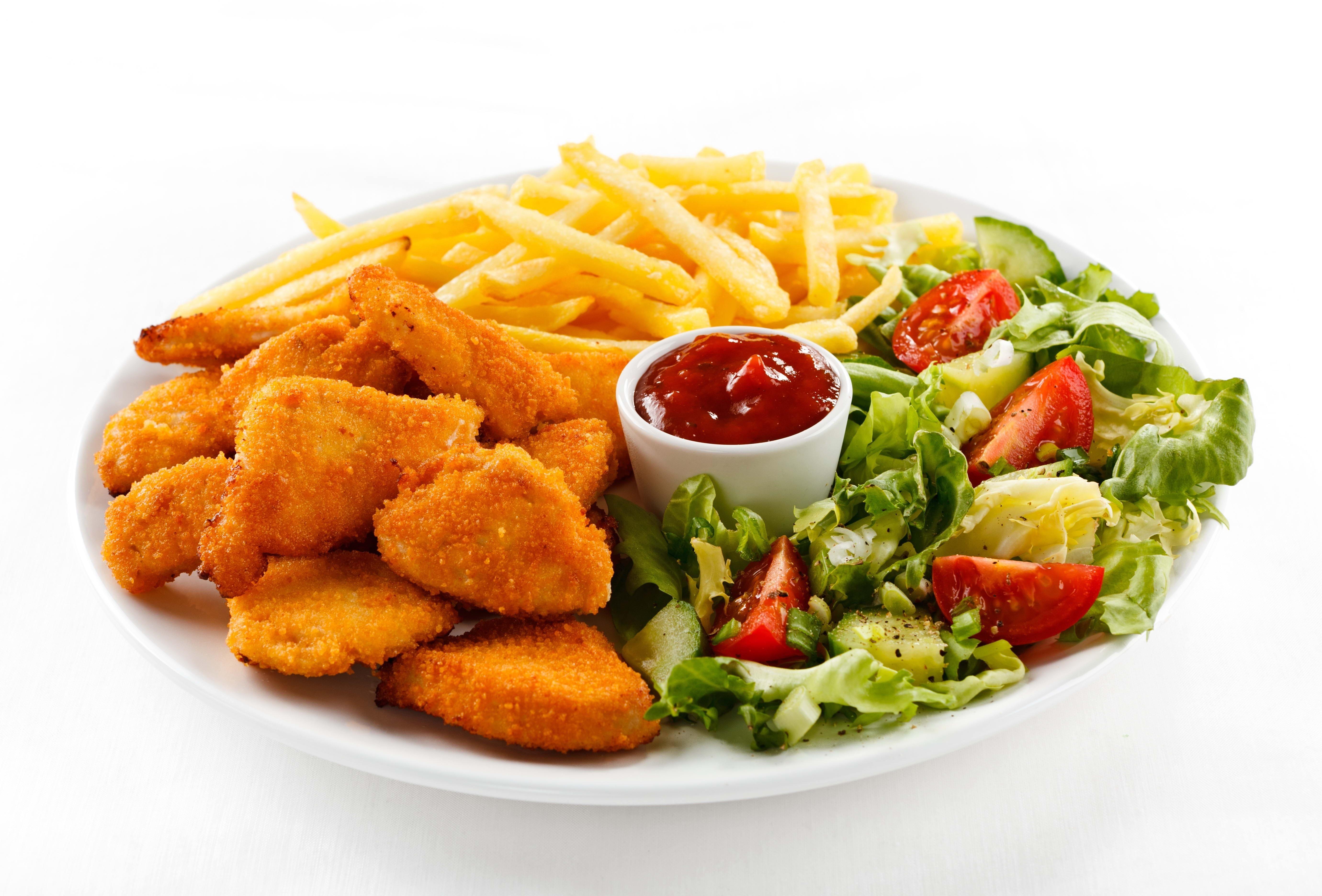 5522x3744 wallpaper plate, lettuce, ketchup HD : Widescreen : High