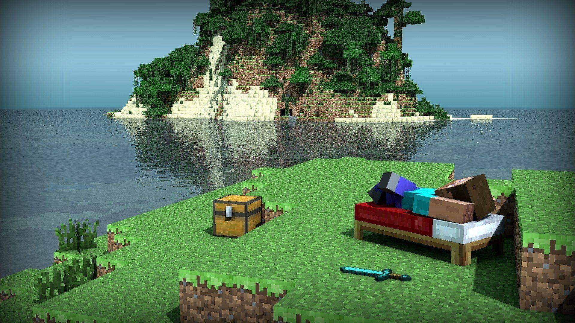 1920x1080 Minecraft Steve Wallpaper