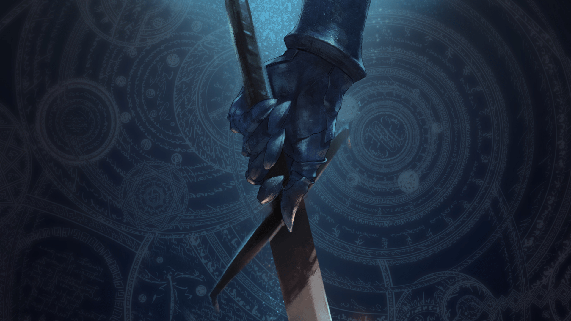 1920x1080 Epic Sword and Armor: HD Wallpaper from Pixiv Fantasia T