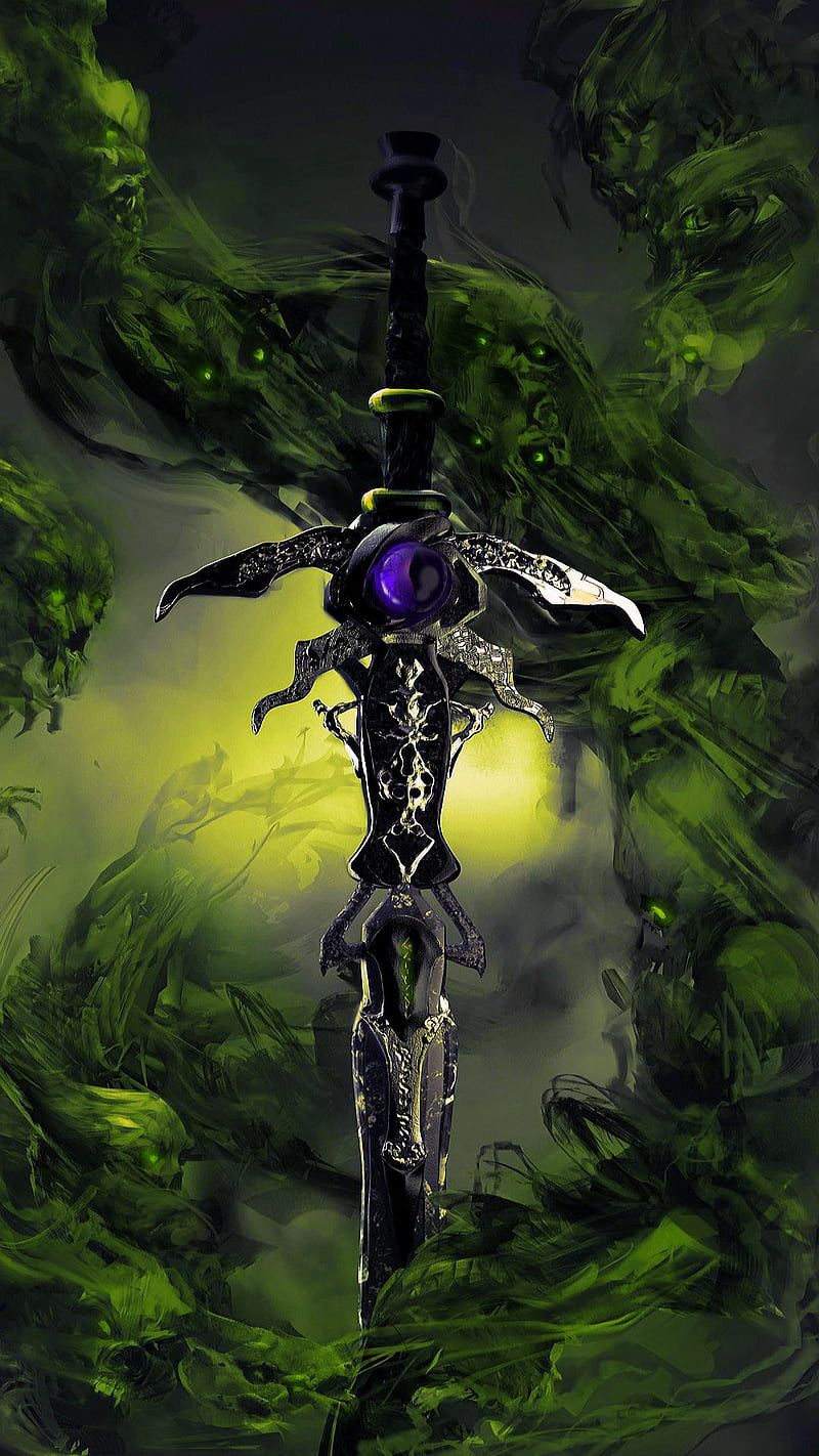 800x1422 Magic sword, fantasy, magical, HD phone wallpaper