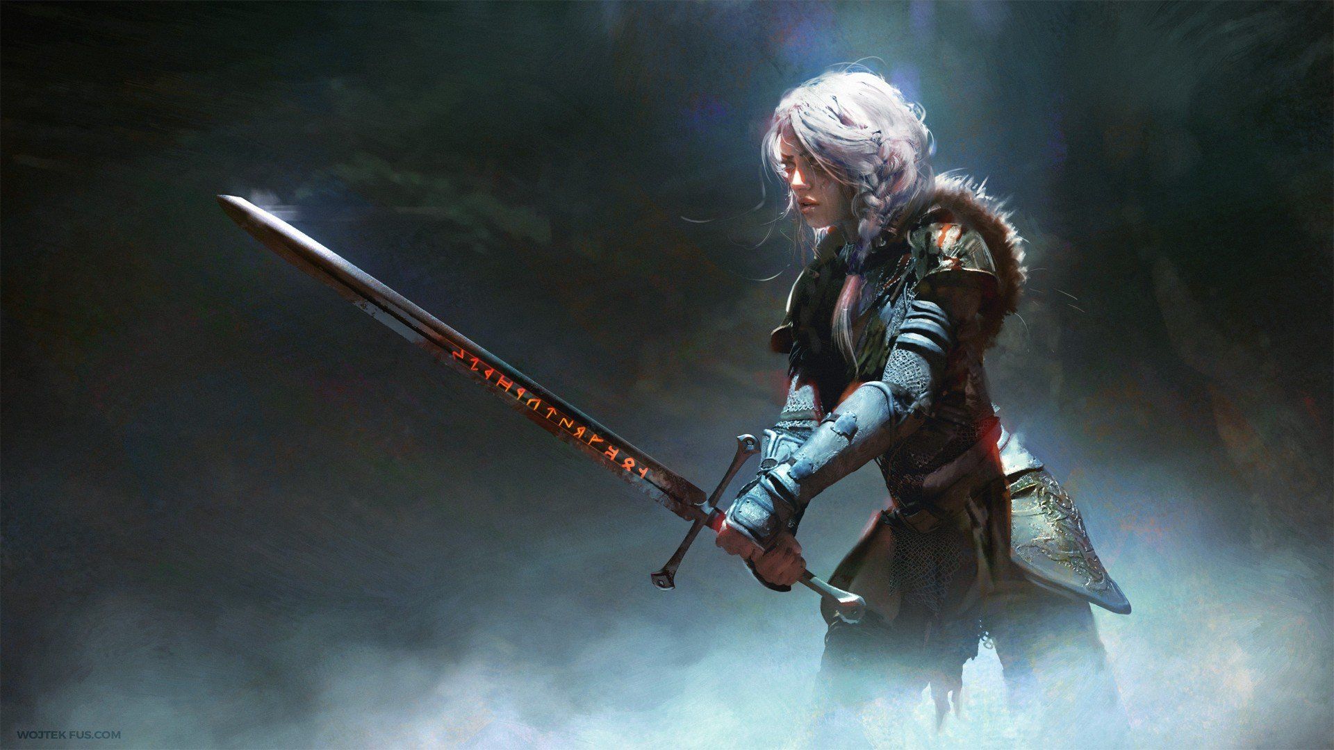 1920x1080 Warrior Sword Wallpaper 1920x1080 68315